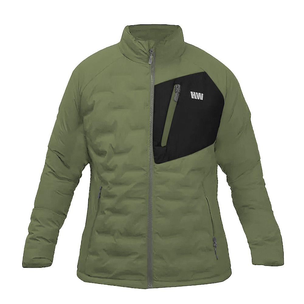 Parka Insulada HW Explorer sin Gorro Mujer Verde Musgo-0