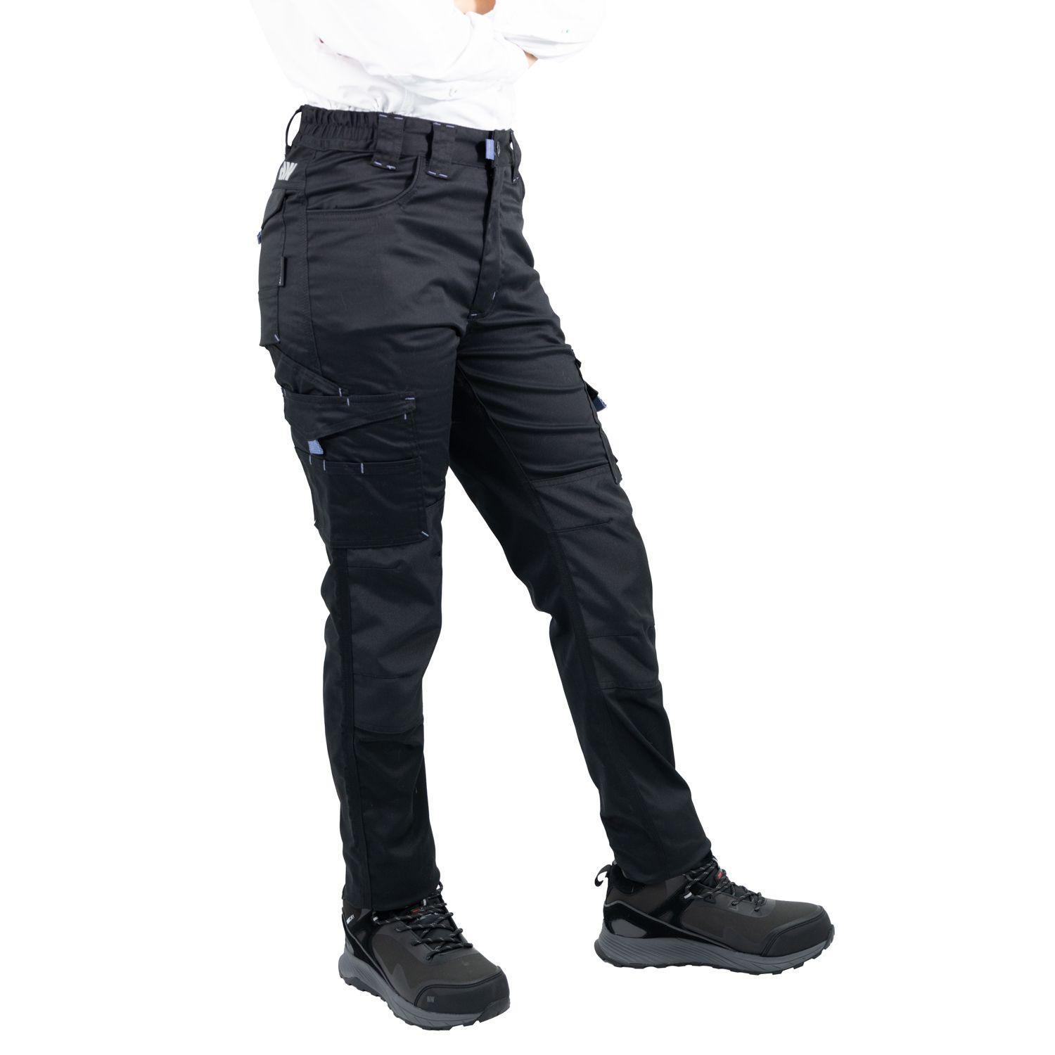 Pantalón Cargo HW Dakota Spandex Mujer Dark Shadow-1