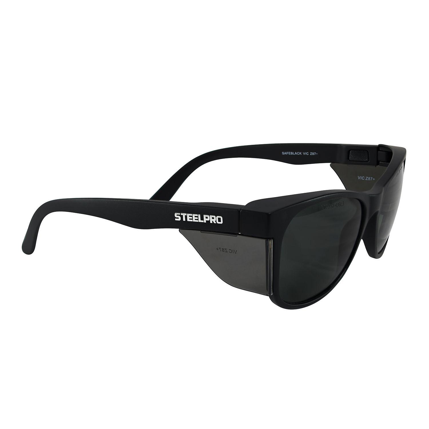 Lente Seguridad Safeblack Gris Steelpro-2