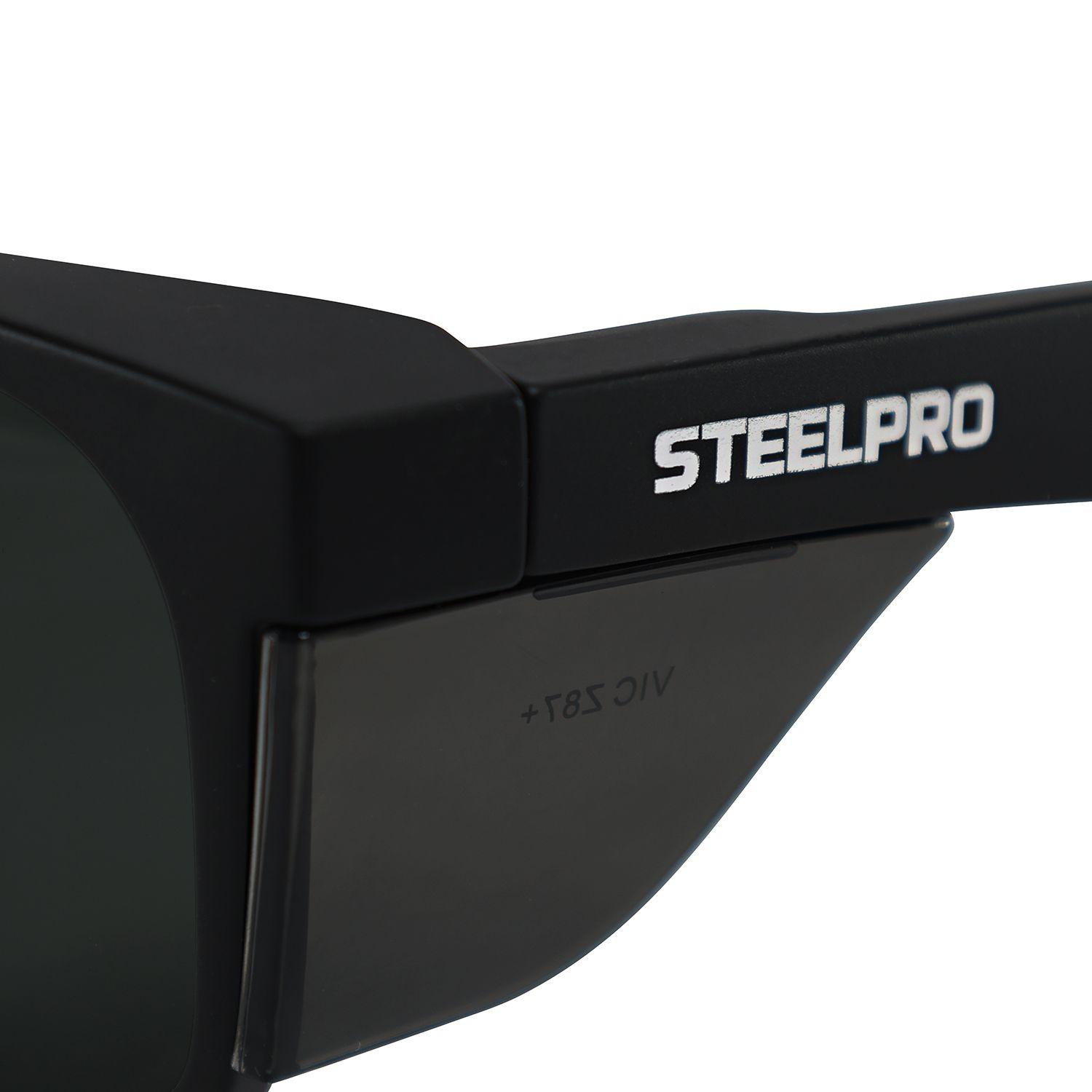 Lente Seguridad Safeblack Gris Steelpro-4