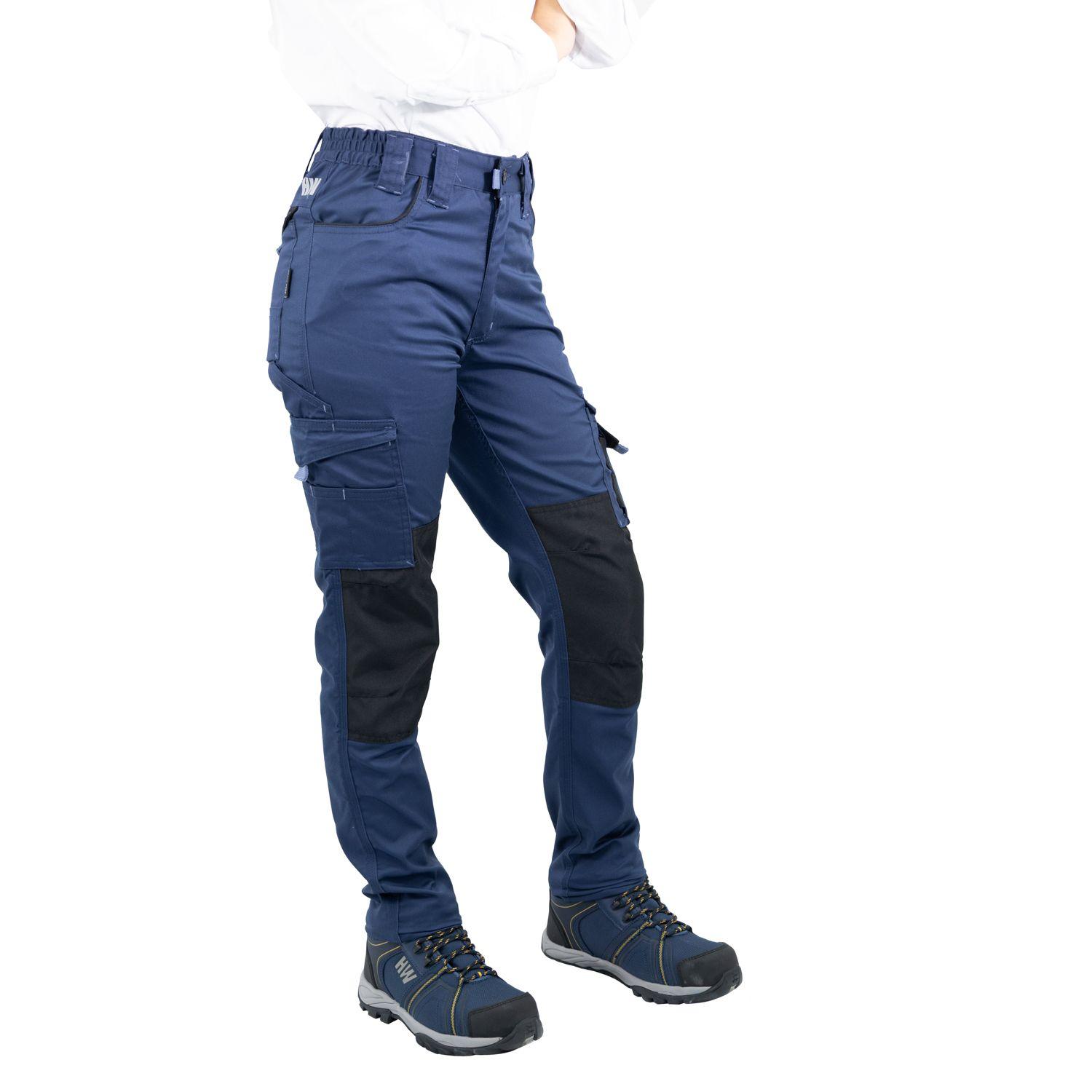 Pantalón Cargo HW Dakota Spandex Mujer Deep Blue-1