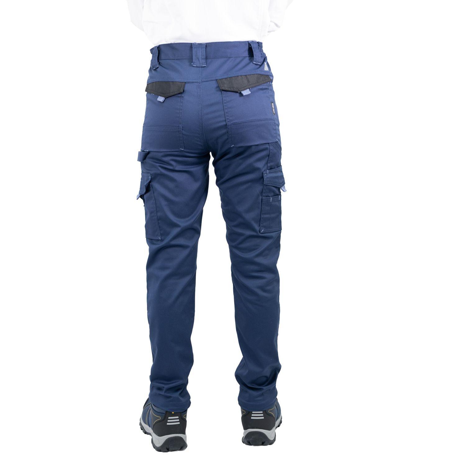 Pantalón Cargo HW Dakota Spandex Mujer Deep Blue-3