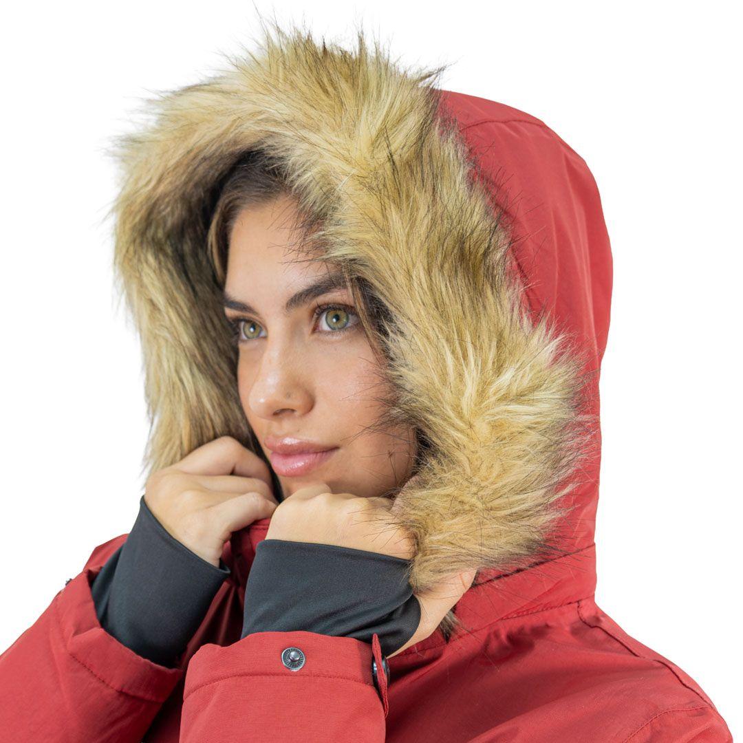 Parka HW Kodiak Mujer Cabernet-3