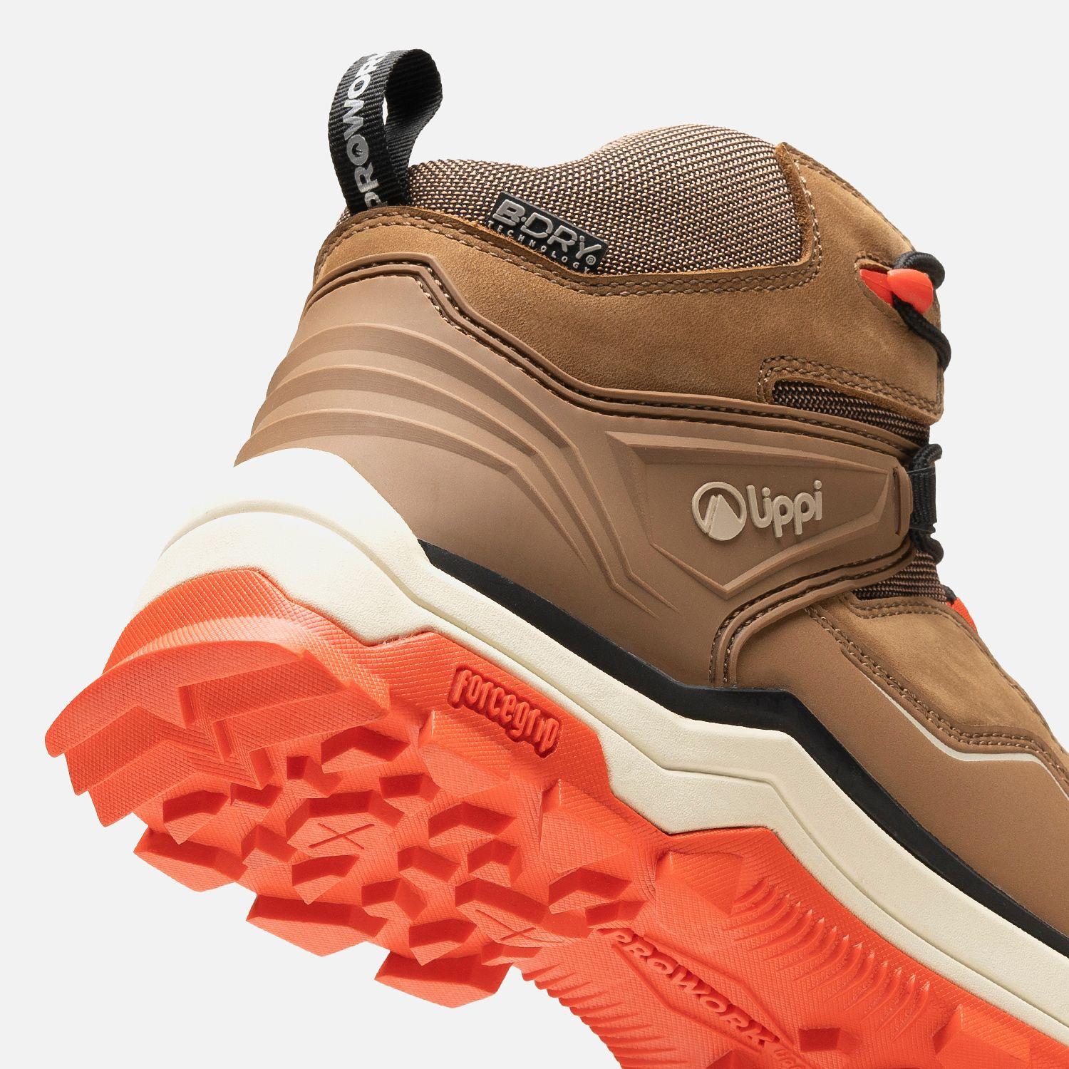 ZAPATO SEGURIDAD LIPPI PRO WORK MUJER ATMOS MID CAFÉ CLARO-3