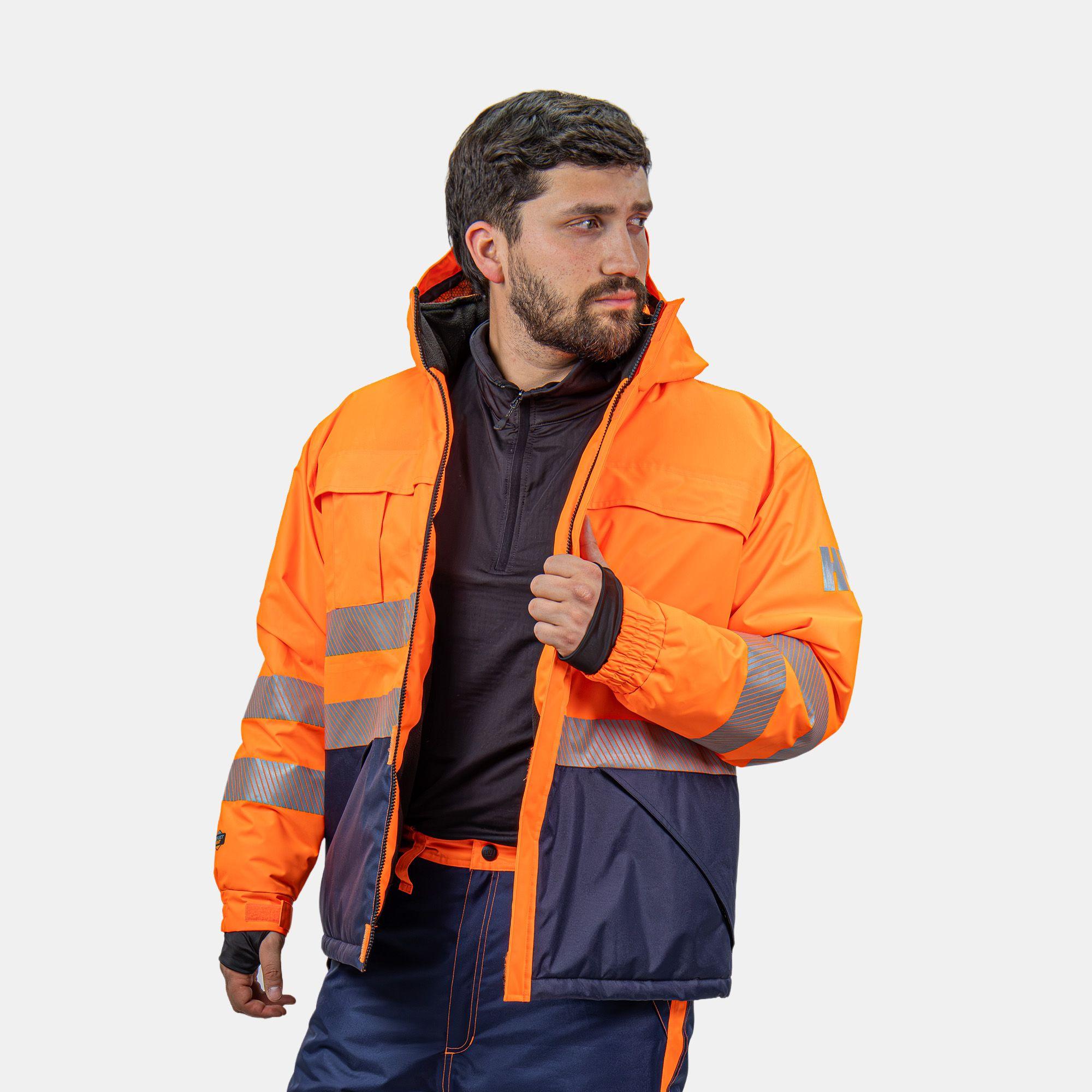PARKA REFLECTIVA HW SIBERIA POLARIS PRO NARANJA FLUOR-3