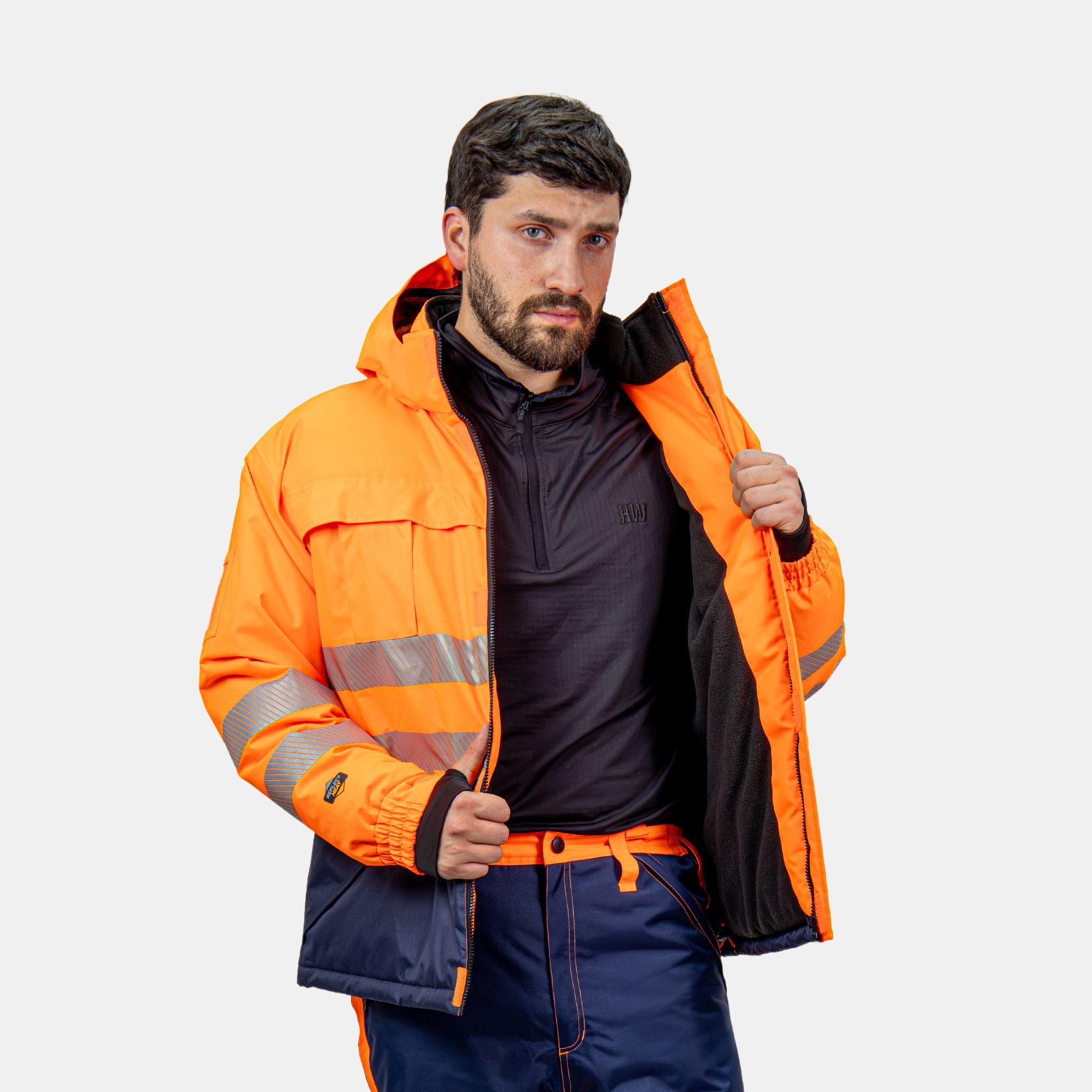PARKA REFLECTIVA HW SIBERIA POLARIS PRO NARANJA FLUOR-4