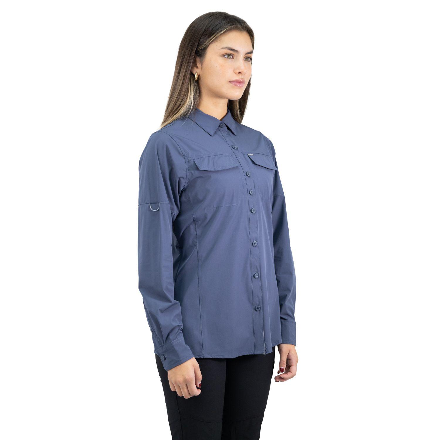 Camisa Hw Antakari Spandex Mujer Azul-1