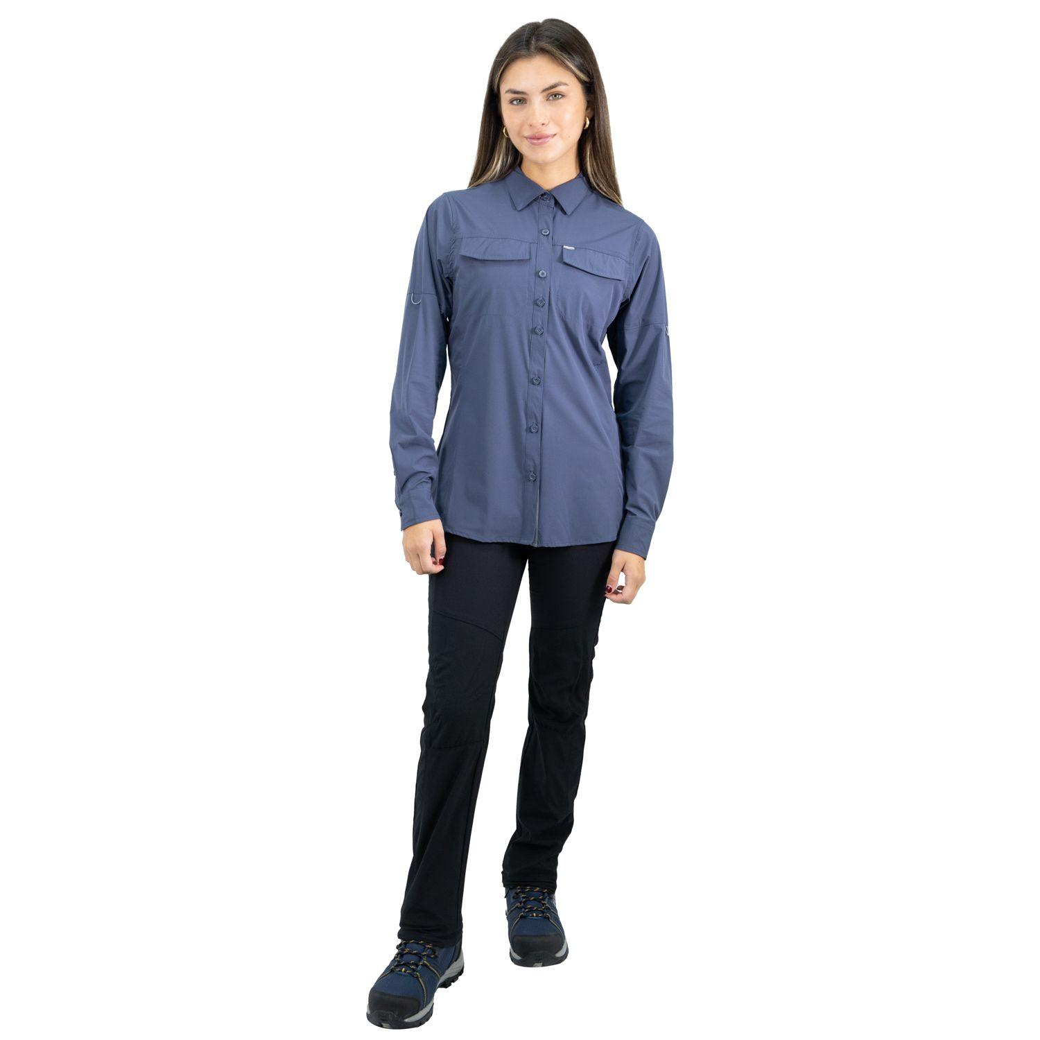 Camisa Hw Antakari Spandex Mujer Azul-4