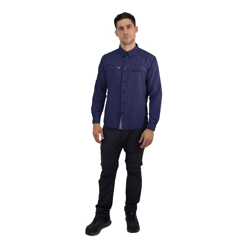 Camisa HW Arizona Hombre Azul-0