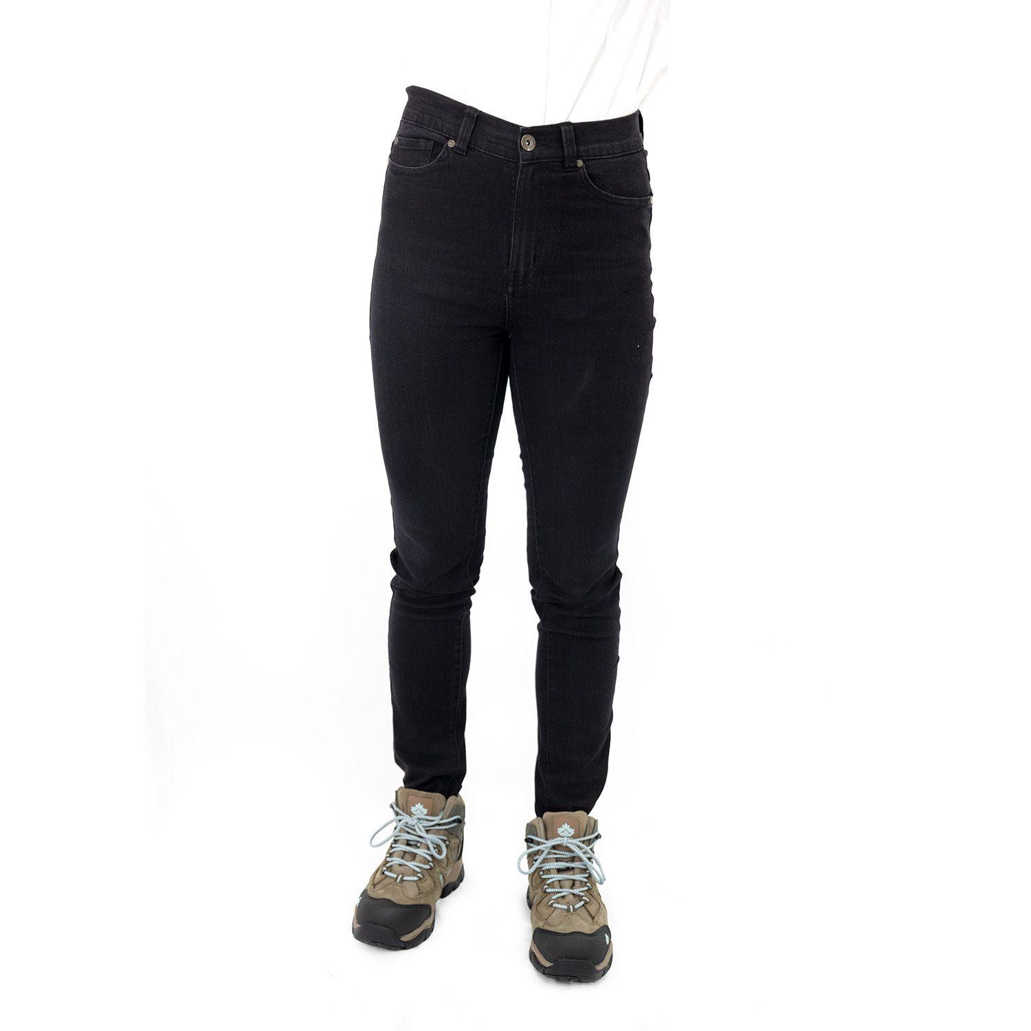 Jeans Quebec Toronto Negro Mujer-0