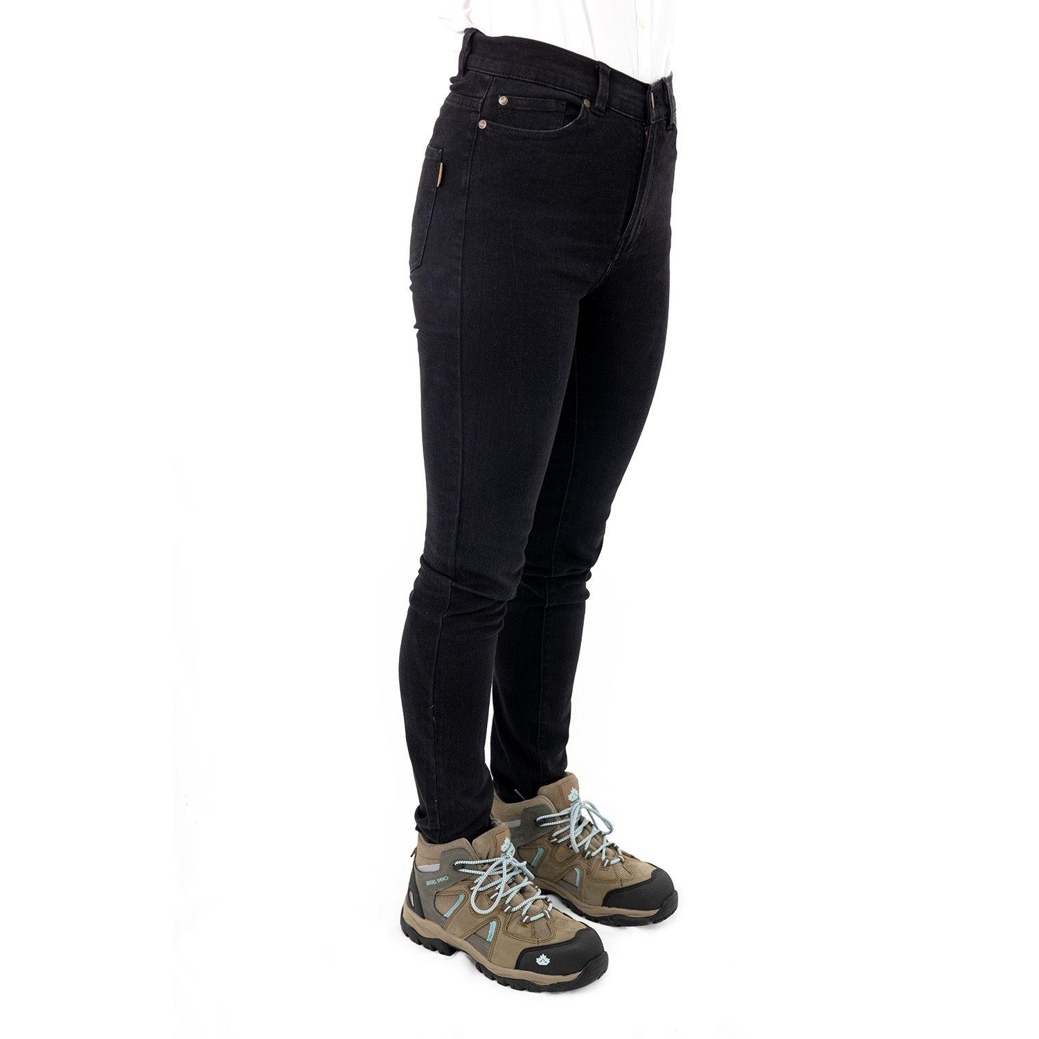 Jeans Quebec Toronto Negro Mujer-1