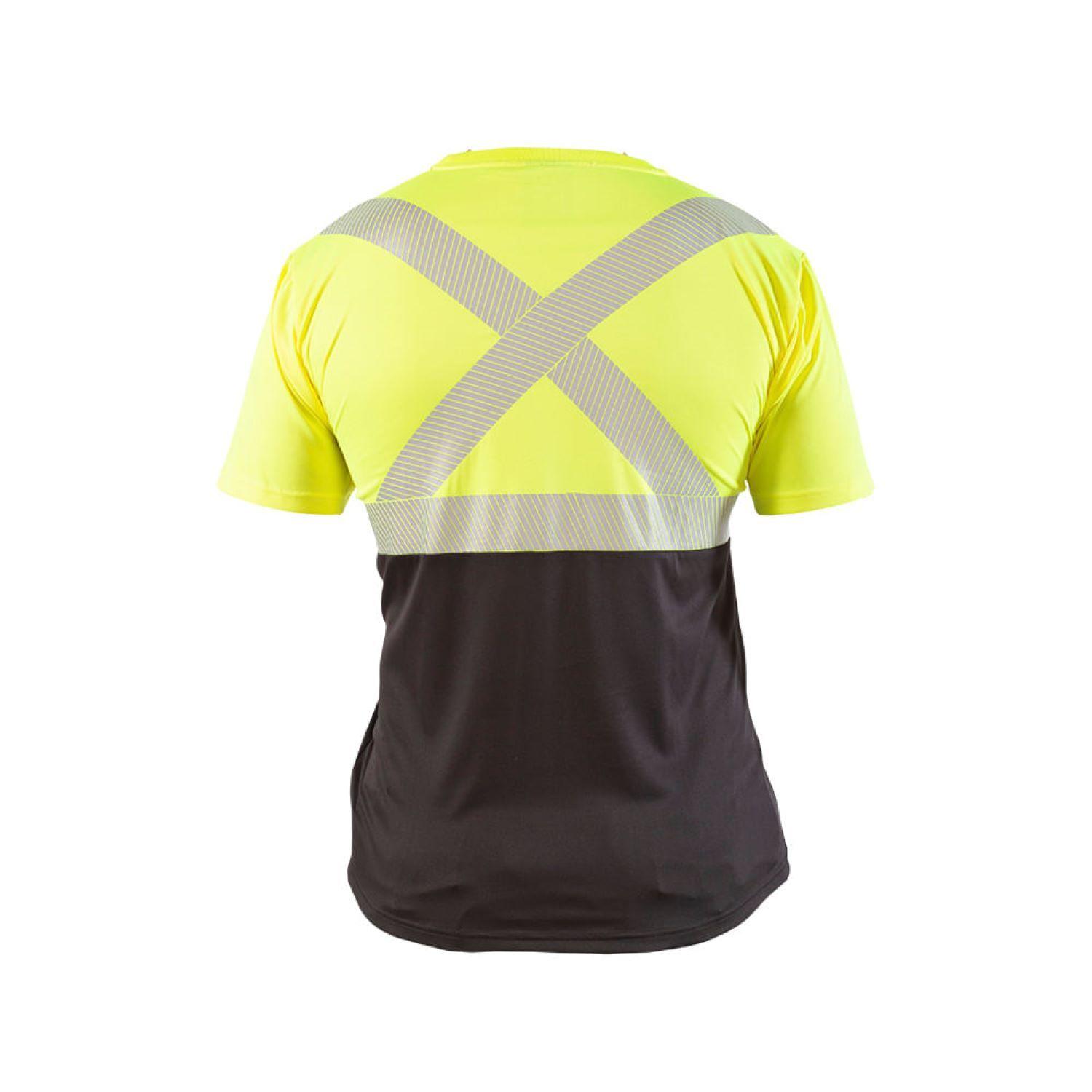 Polera Reflectiva HW Amarillo Fluor Manga Corta-1