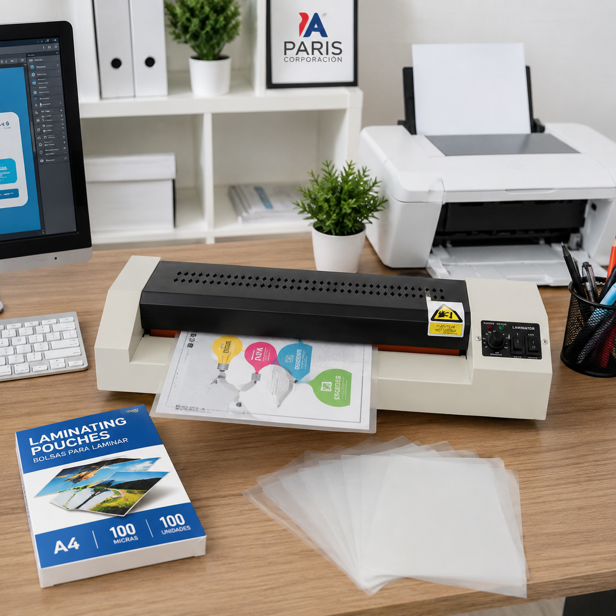 Termolaminadora plastificadora profesiona  Aprait A3 -2