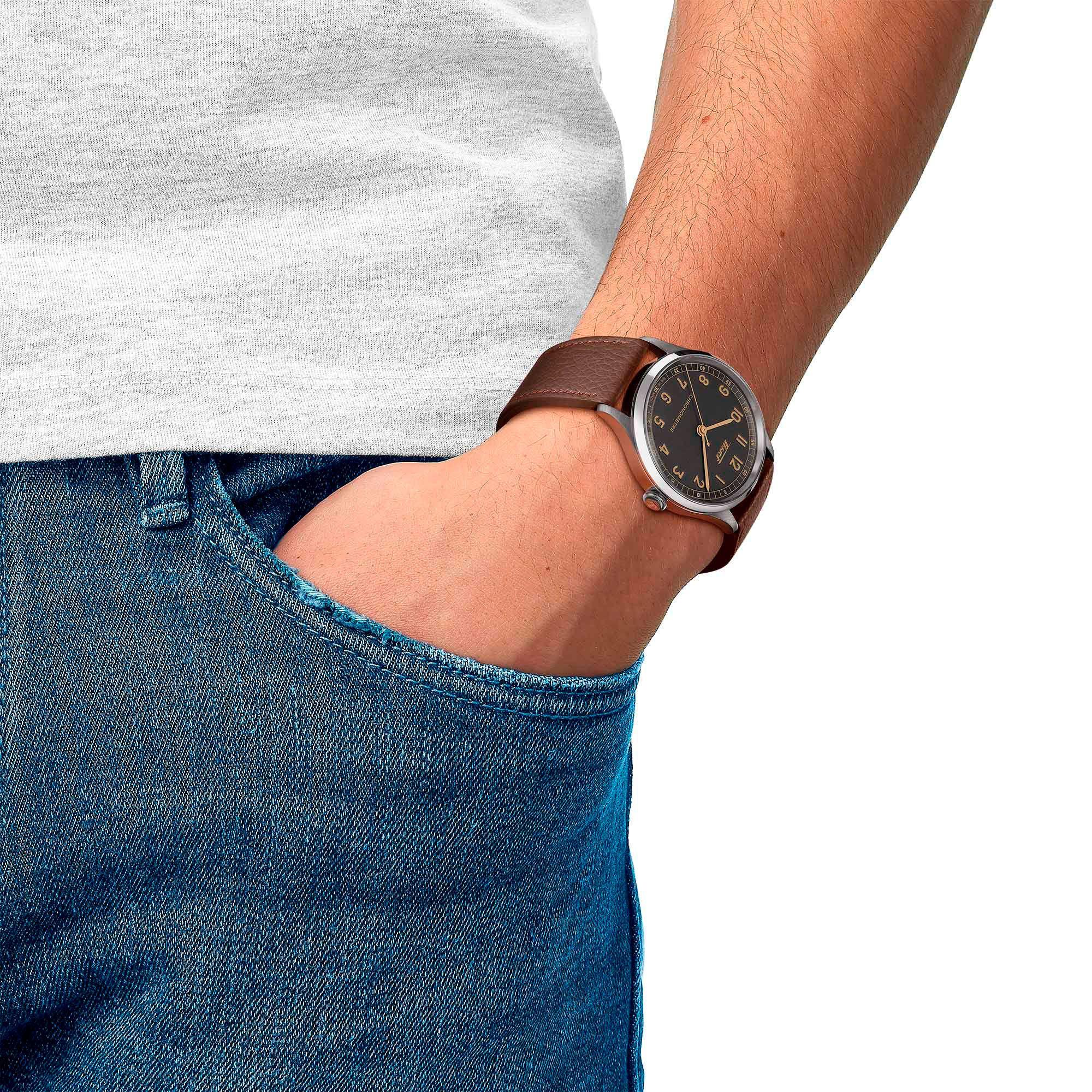 Reloj Tissot Heritage 1938 Cosc Café-3