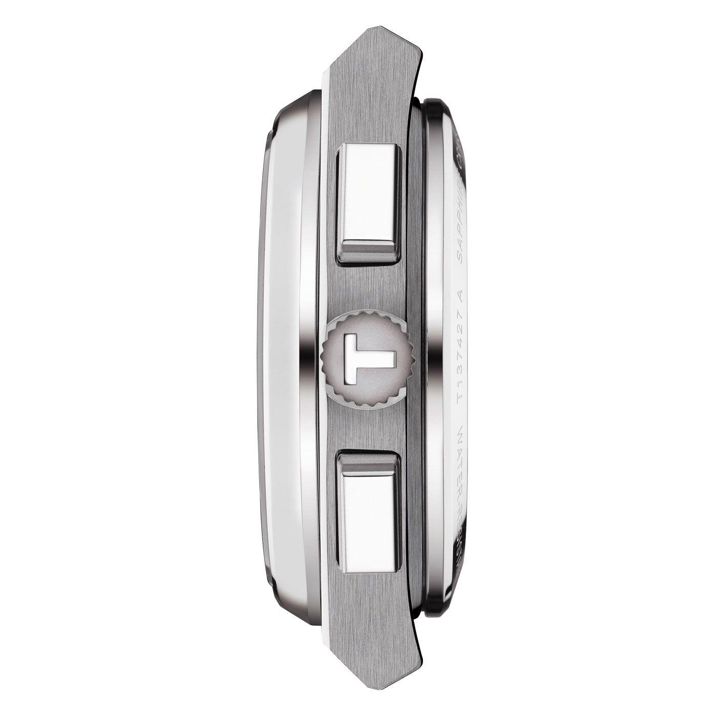Reloj Tissot PRX 42mm Chrono Acero Blanco-2