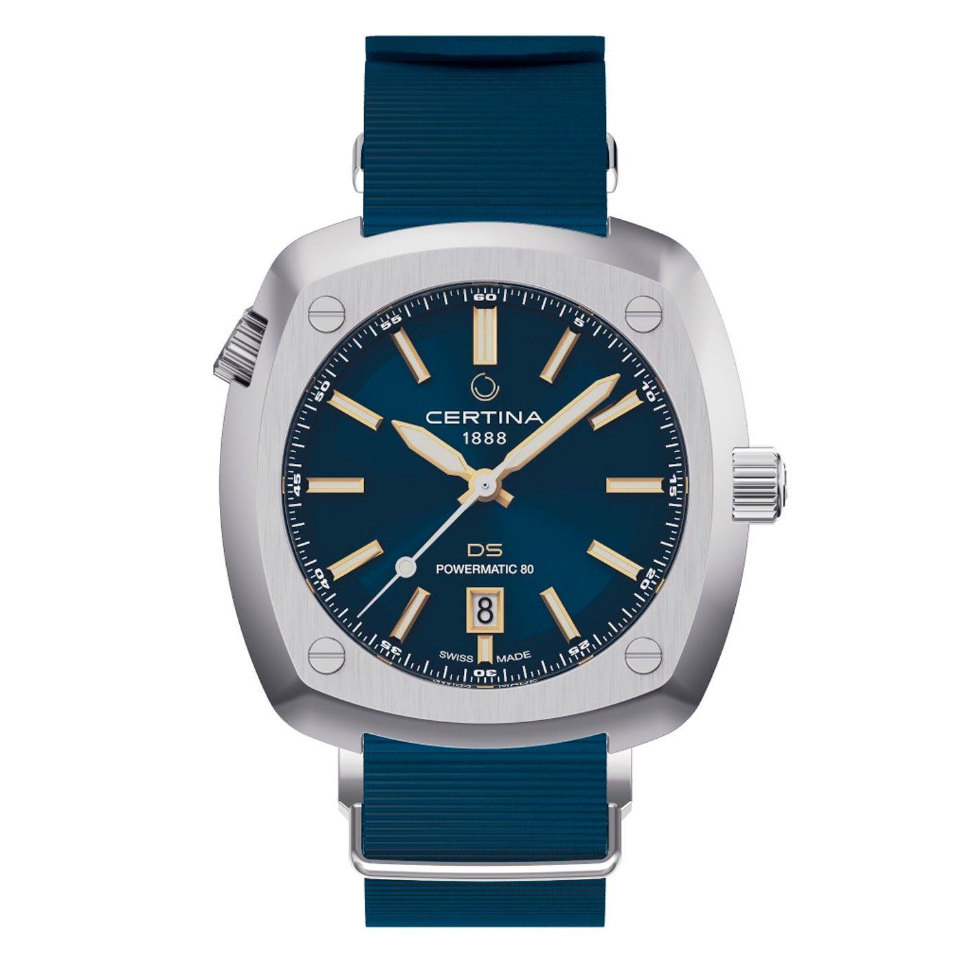 Reloj Certina DS+ Automatico Set 4 en 1 Azul-3