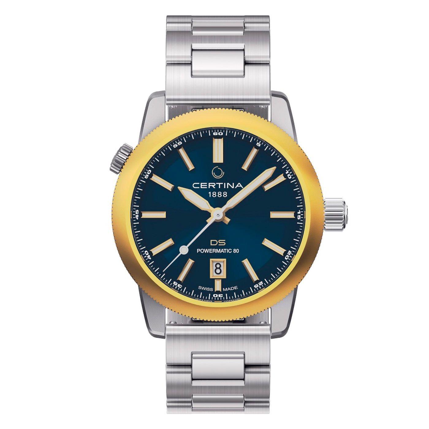 Reloj Certina DS+ Automatico Set 4 en 1 Azul-4