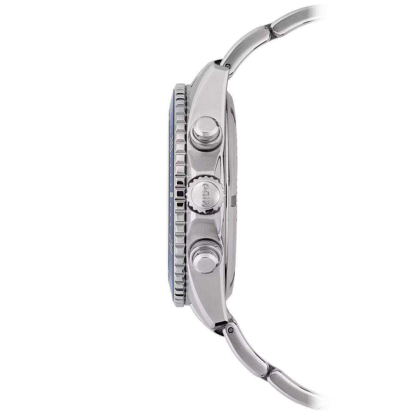 Reloj Mido Ocean Star Quartz Acero Textil-2