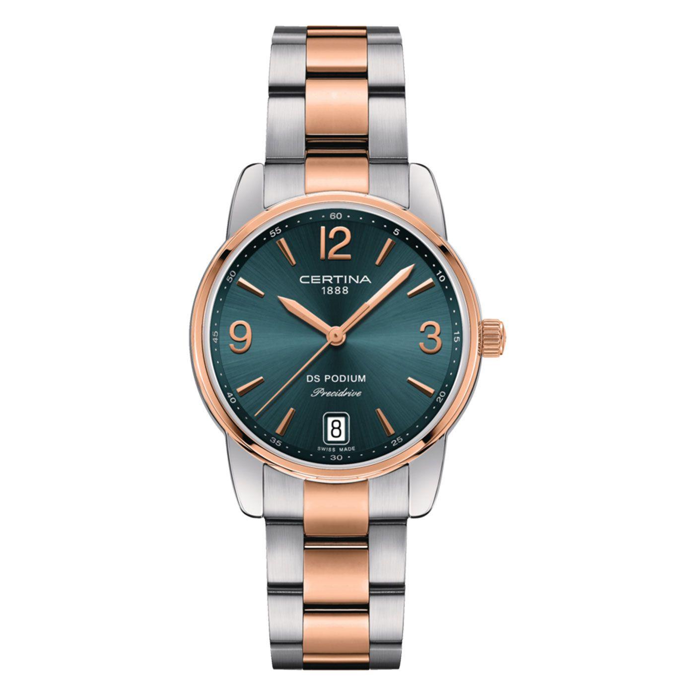Reloj Certina DS Podium Bicolor Verde-0