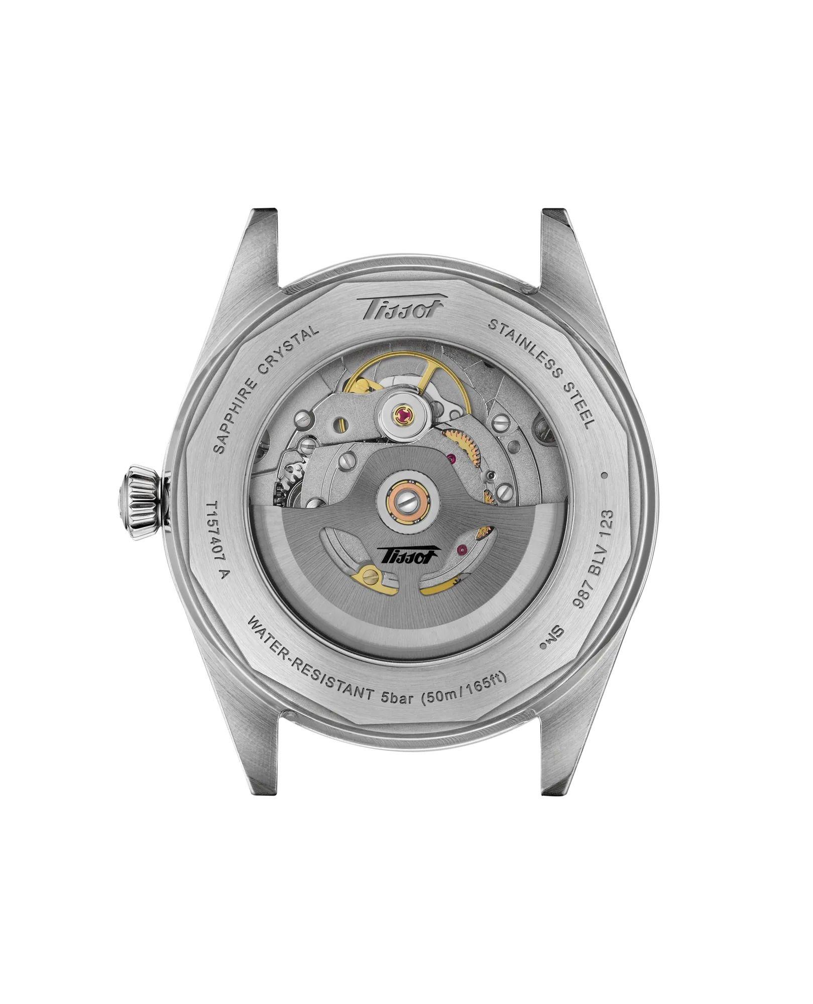 Reloj Tissot Visodate 39mm Acero Negro-2