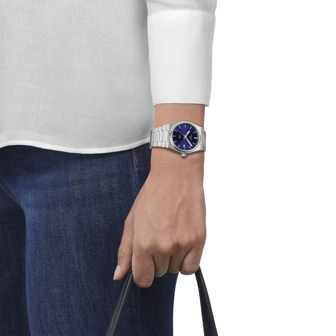 Reloj Tissot PRX 35mm Acero Azul-1