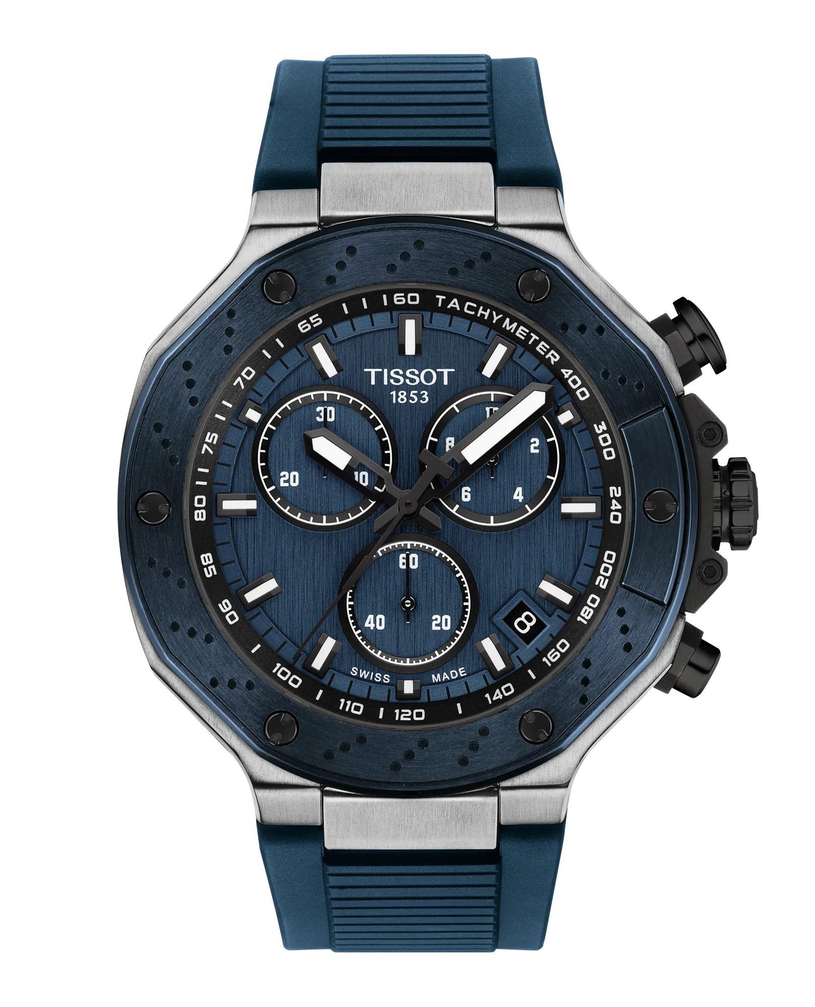 Reloj Tissot T-Race Crono 45MM Azul-0