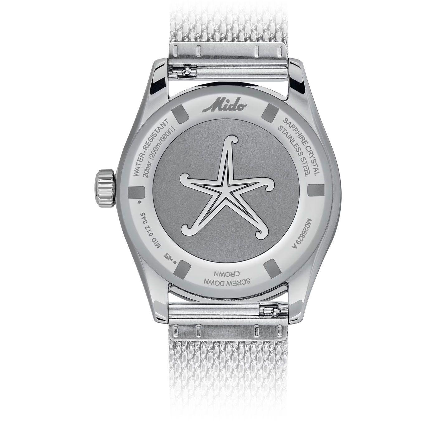 Reloj Mido Ocean Star Decompression Worldtimer Azul-2