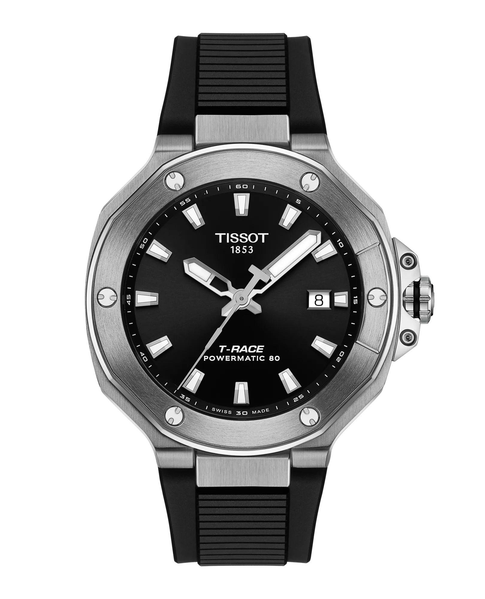 Reloj Tissot T-Race Chronograph Powermatic 80 Silicona Negro-0