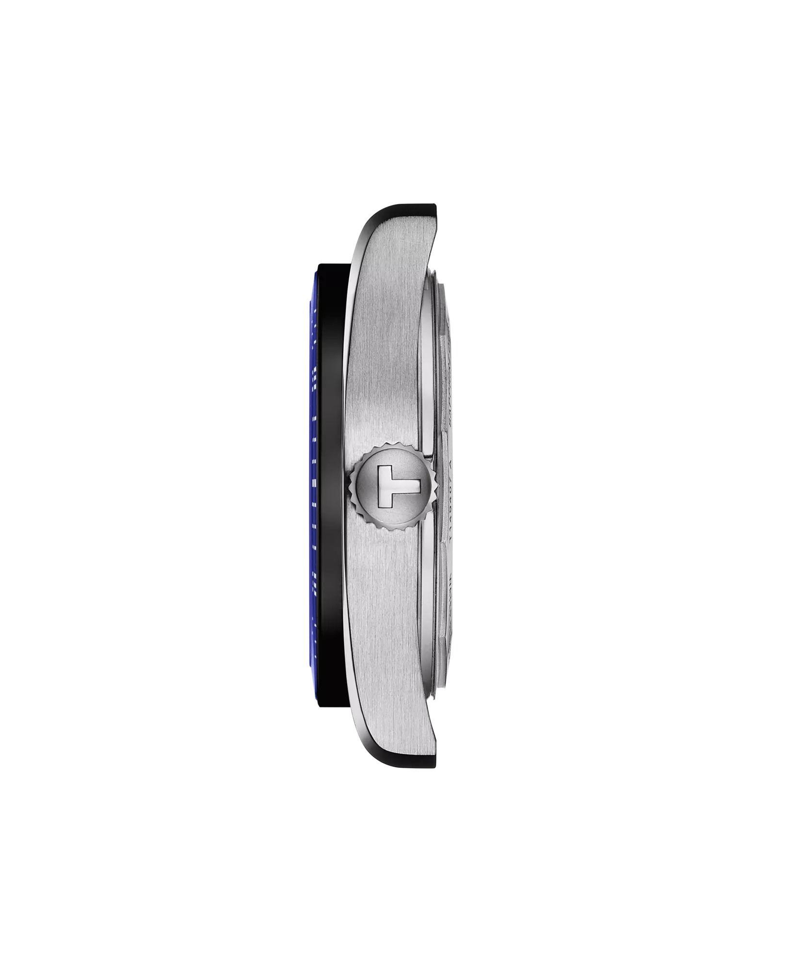 Reloj Tissot PR516 Powermatic 80 Cuero Azul-2