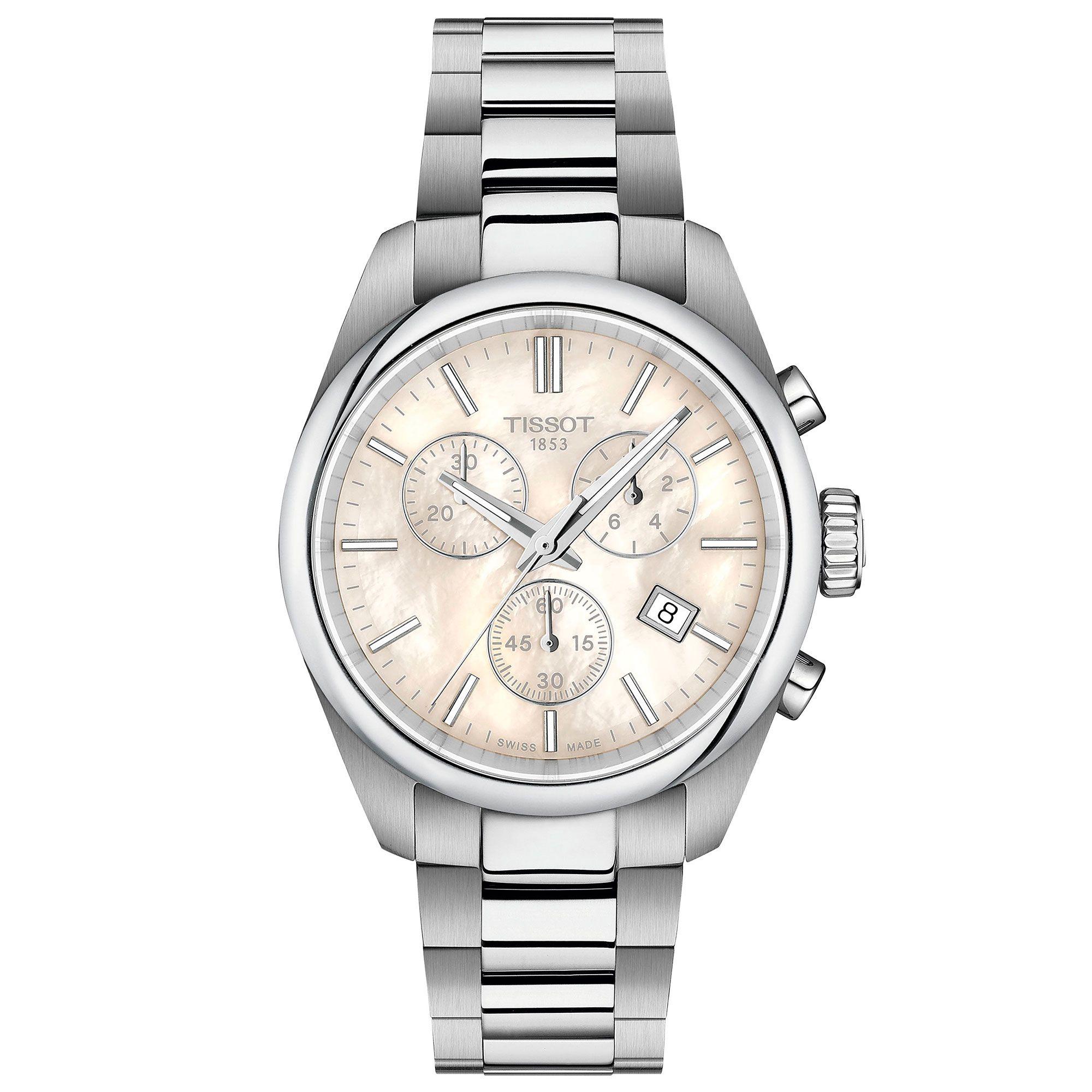 Reloj Tissot PR100 Chrono Classic 36MM Blanco-0
