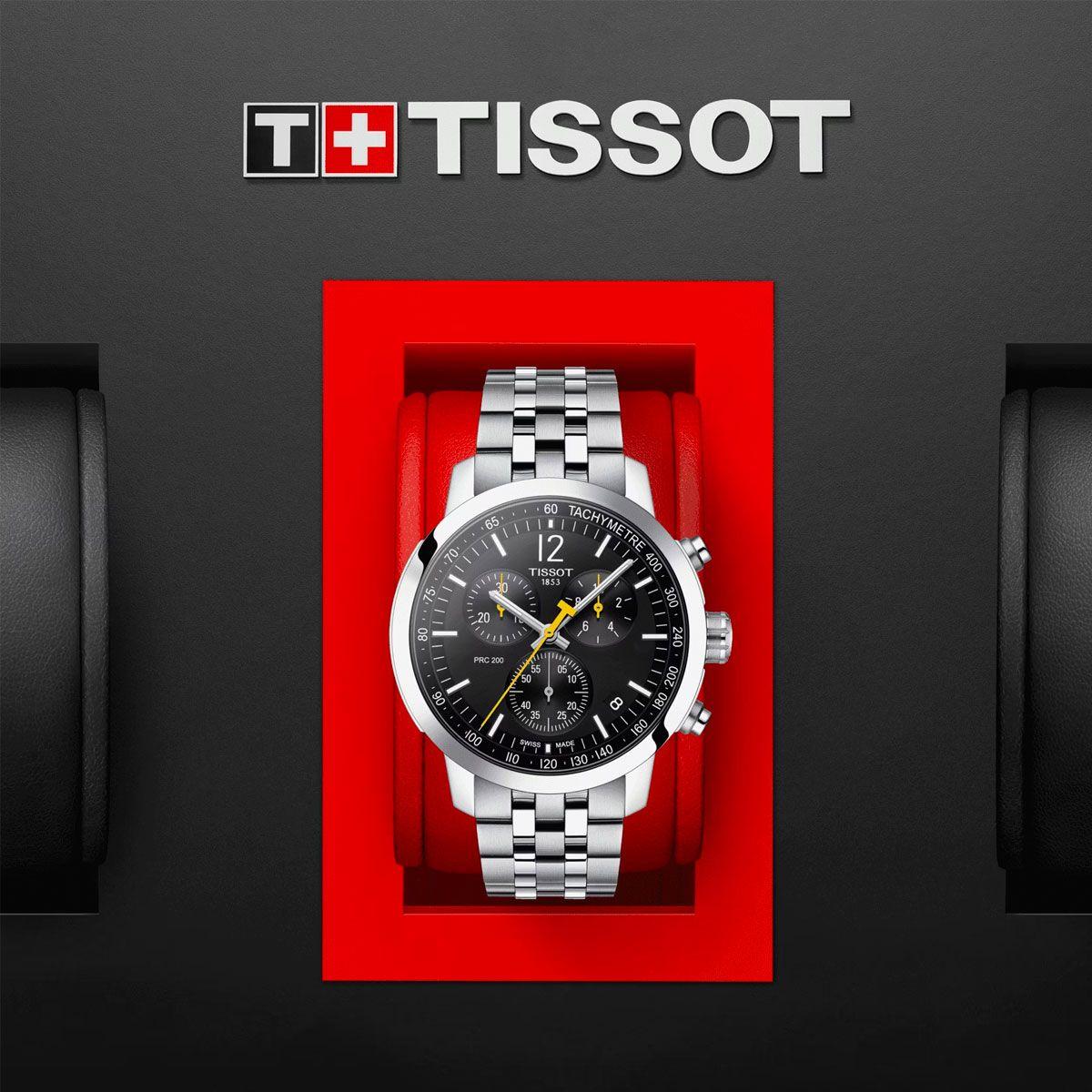 Reloj Tissot PRC 200 Chronograph Acero-3