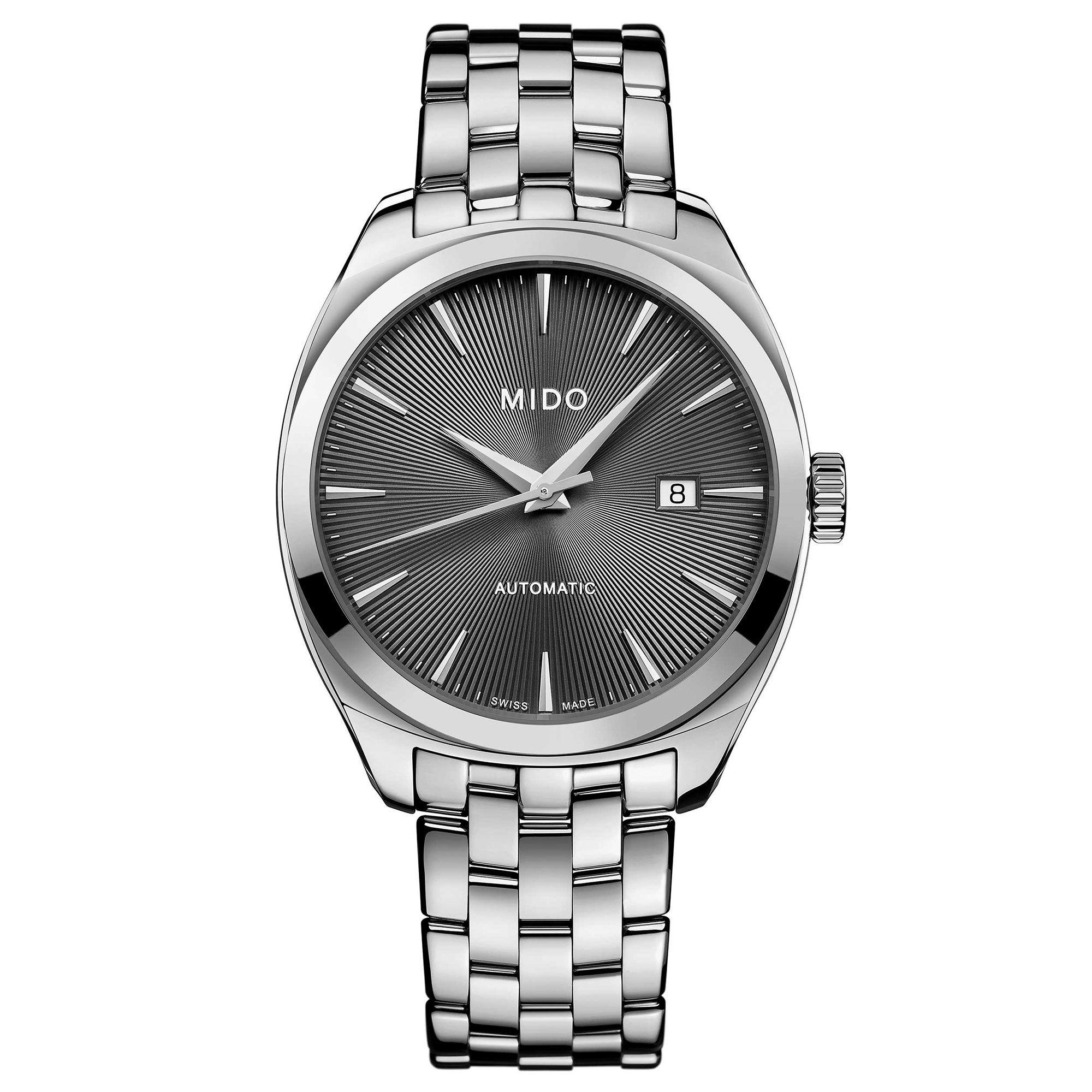 Reloj Mido Belluna Royal Gent Grafito-0