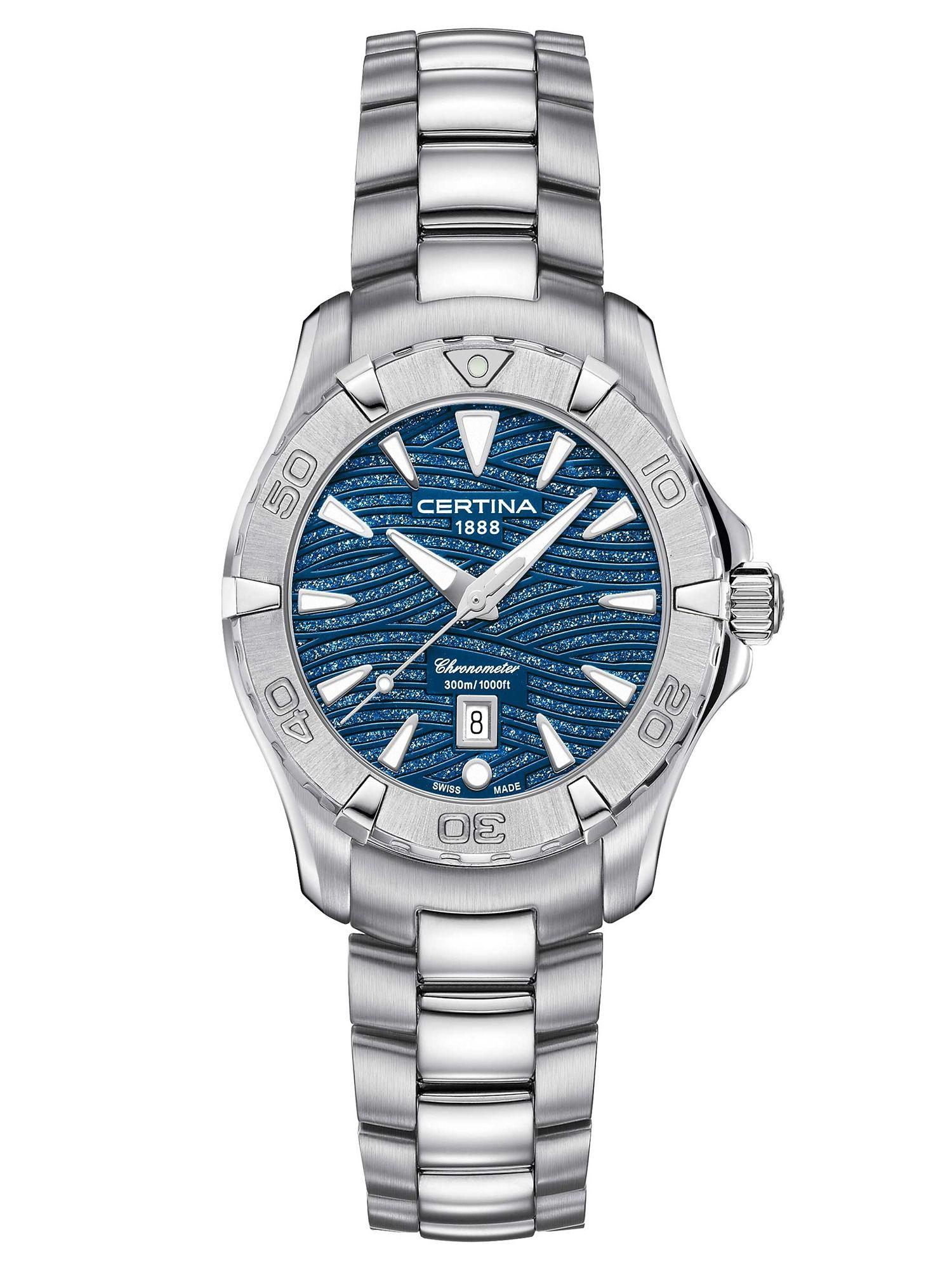 Reloj Certina DS Action Lady Acero Azul 34mm-0