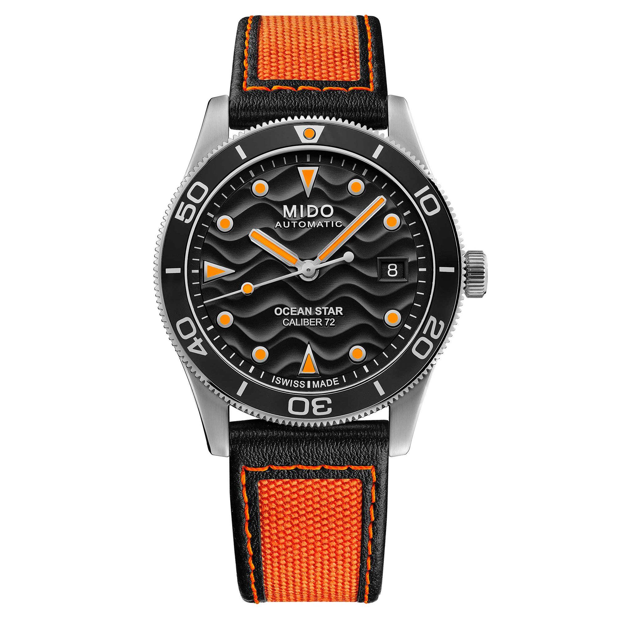 Reloj Mido Ocean Star 39 Naranjo-0