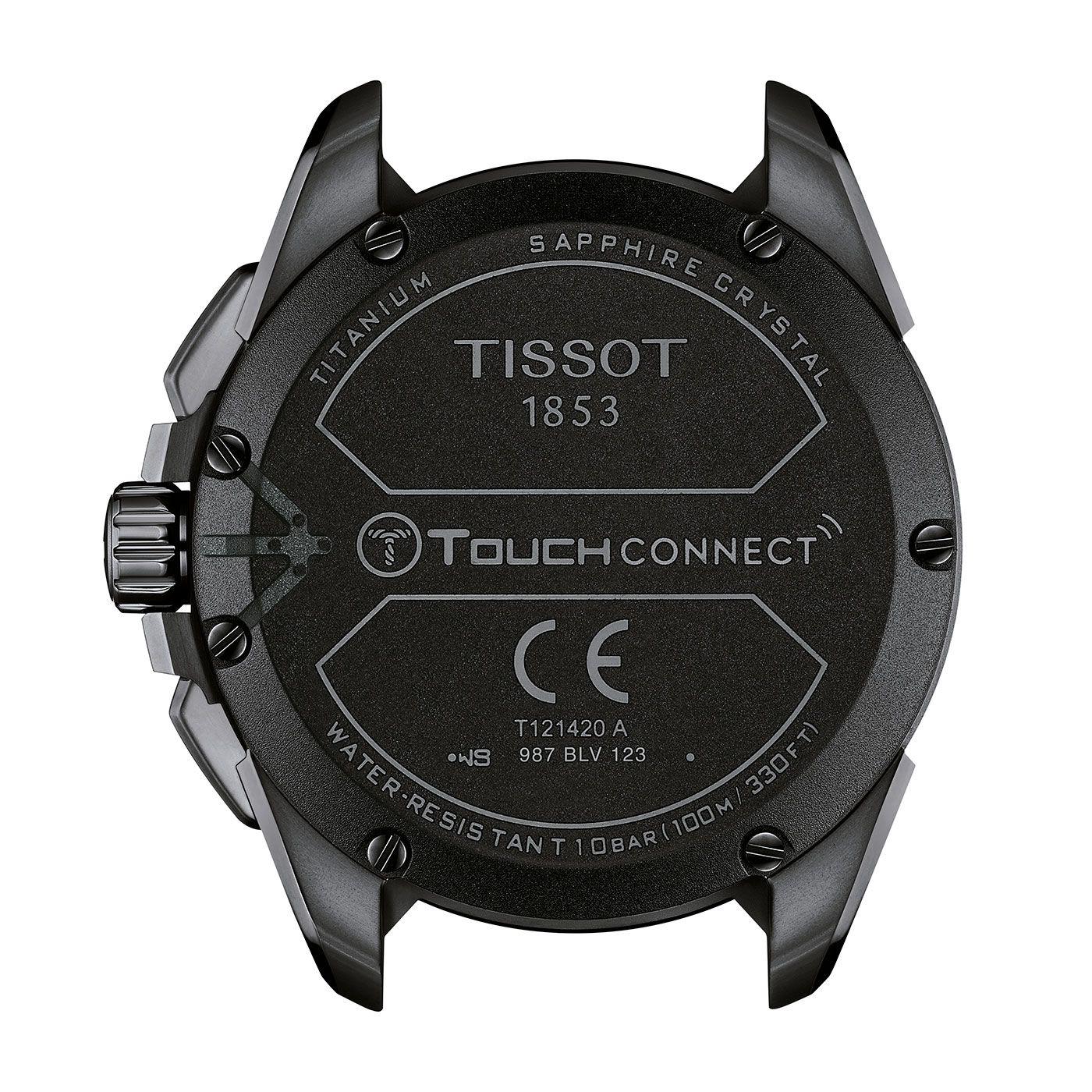 Reloj Digital Tissot T-Touch Connect Naranjo-4