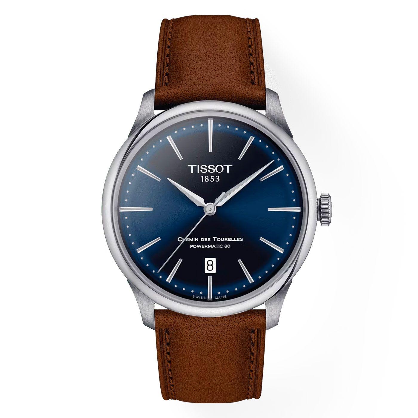Reloj Tissot Chemin Des Tourelles Powermatic 80 Café-0