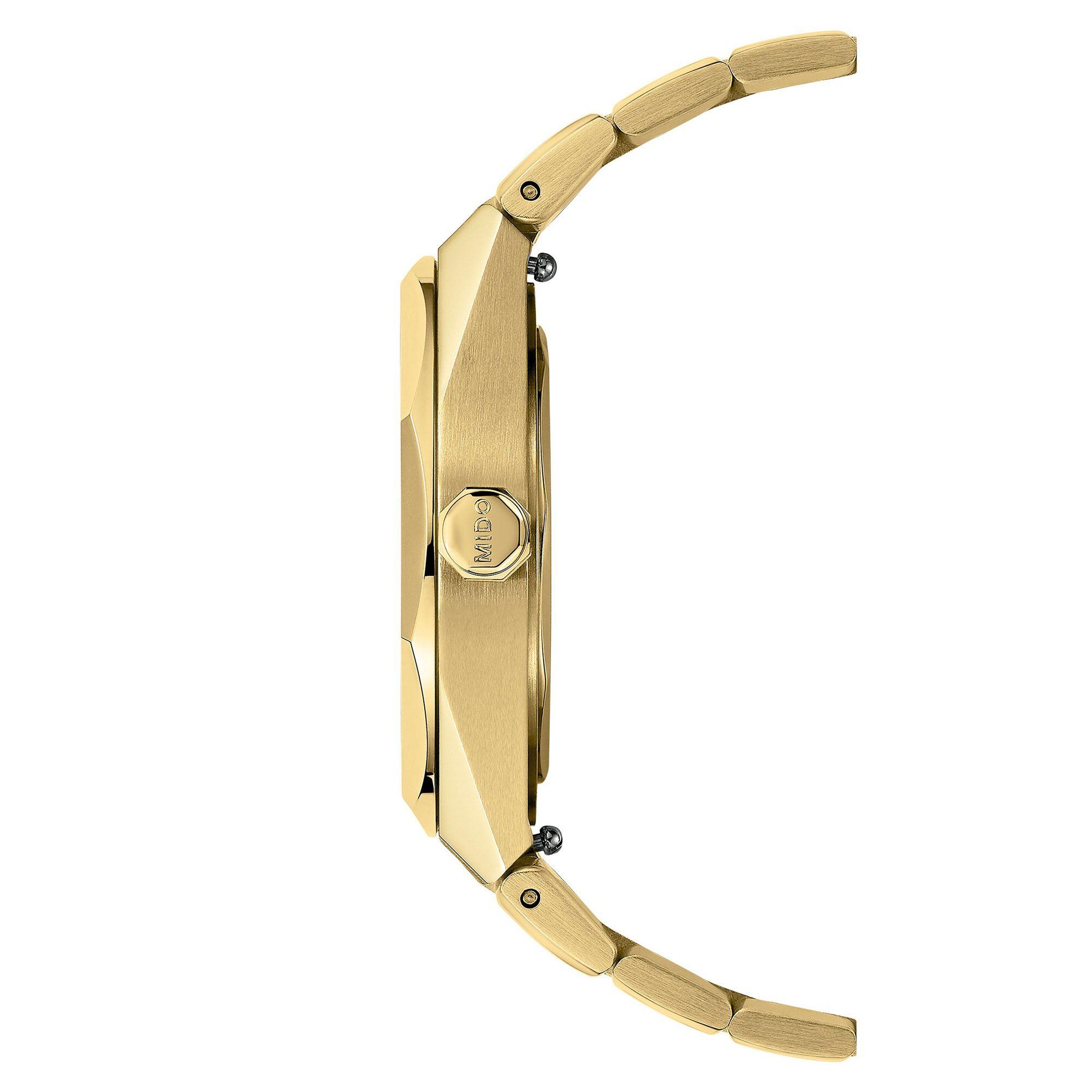 Reloj Mido Multifort 8 One Crown 40MM Acero Dorado-2