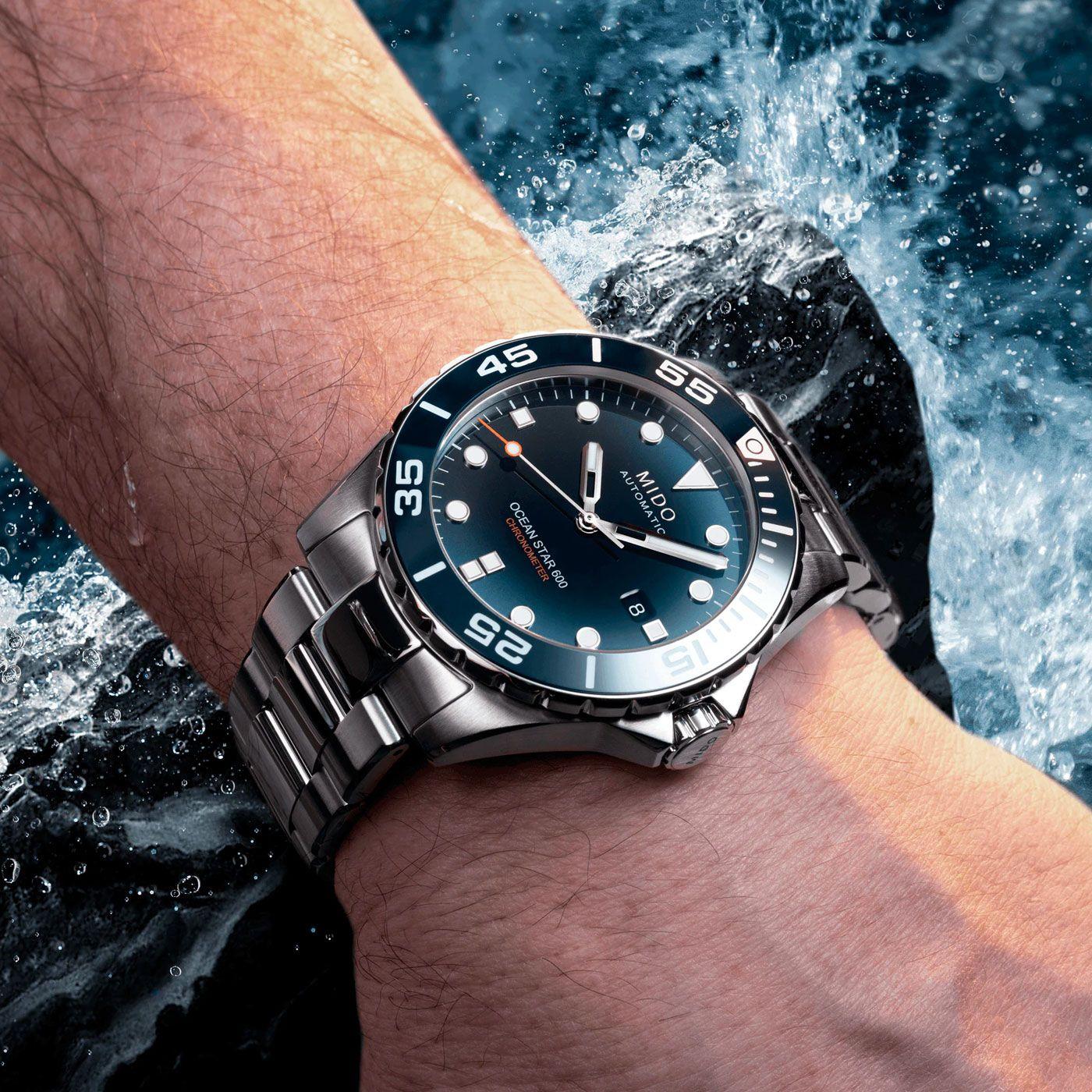 Reloj Mido Ocean Star 600 Chronometer Acero-2