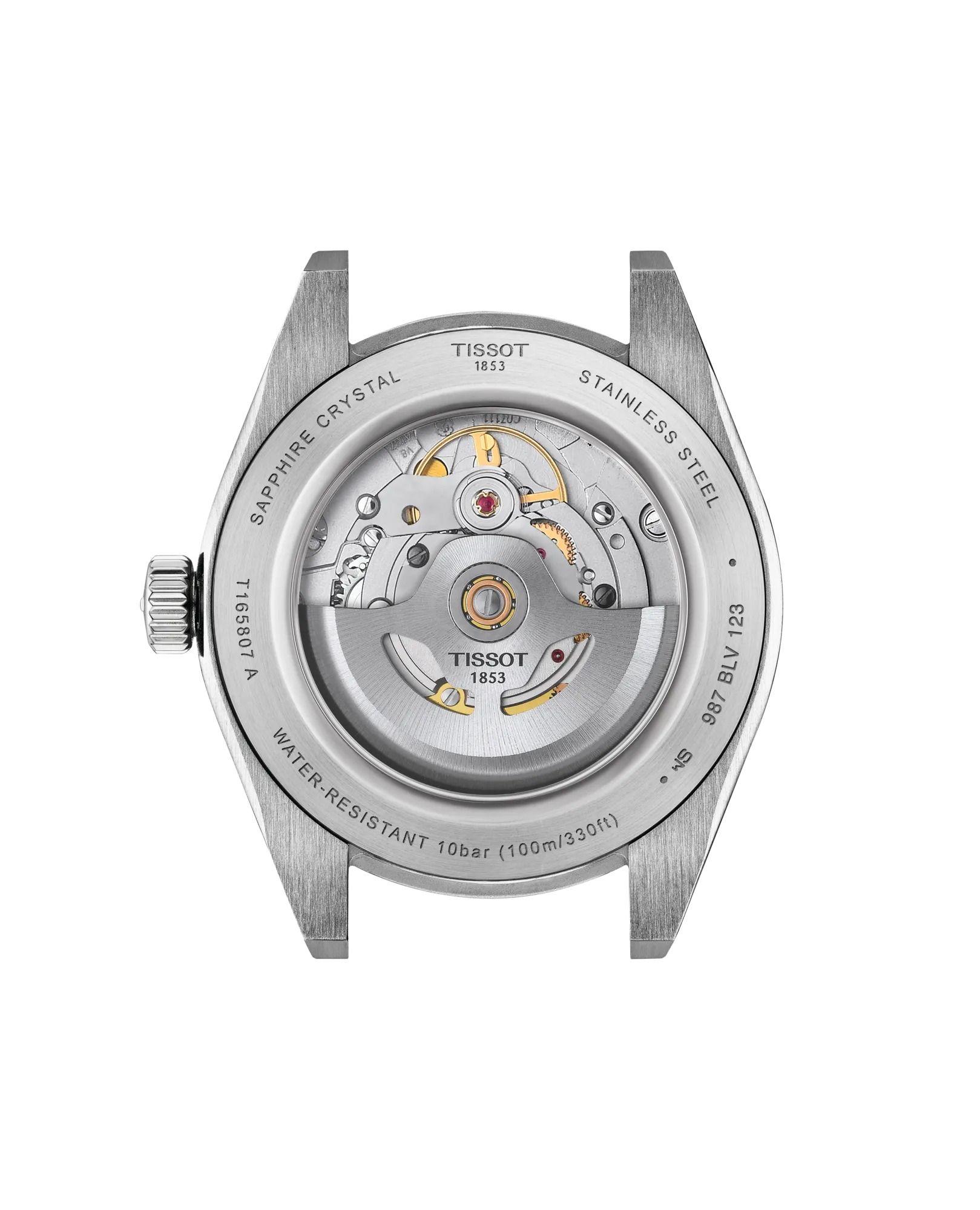 Reloj Tissot Gentleman 38MM Acero Gris-1