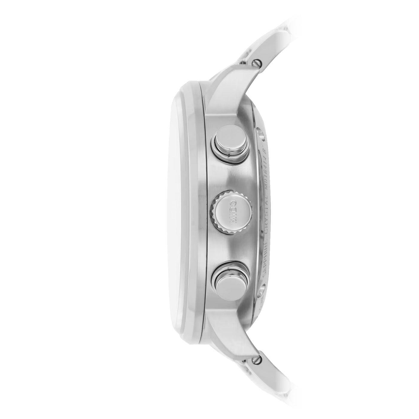 Reloj Mido Commander Chronograph Acero-1