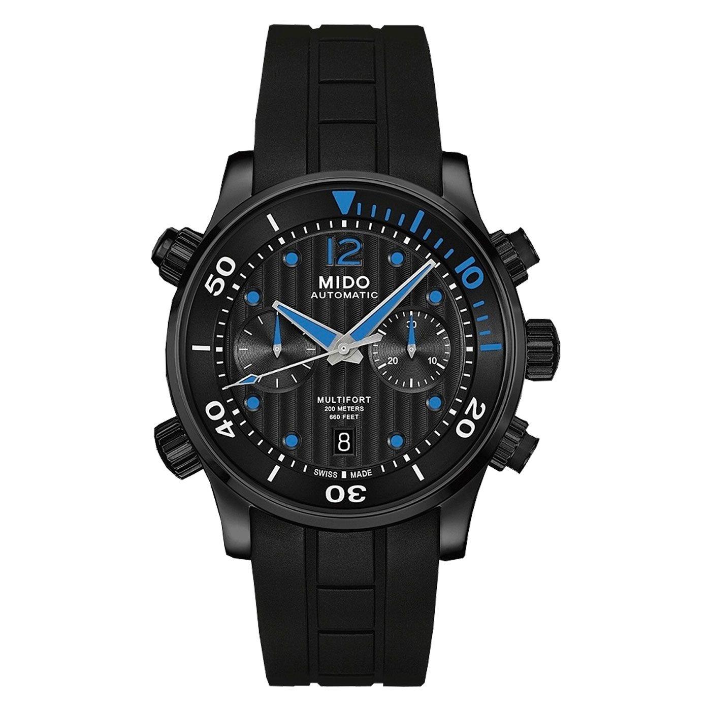 Reloj Mido Multifort Diver Negro-0