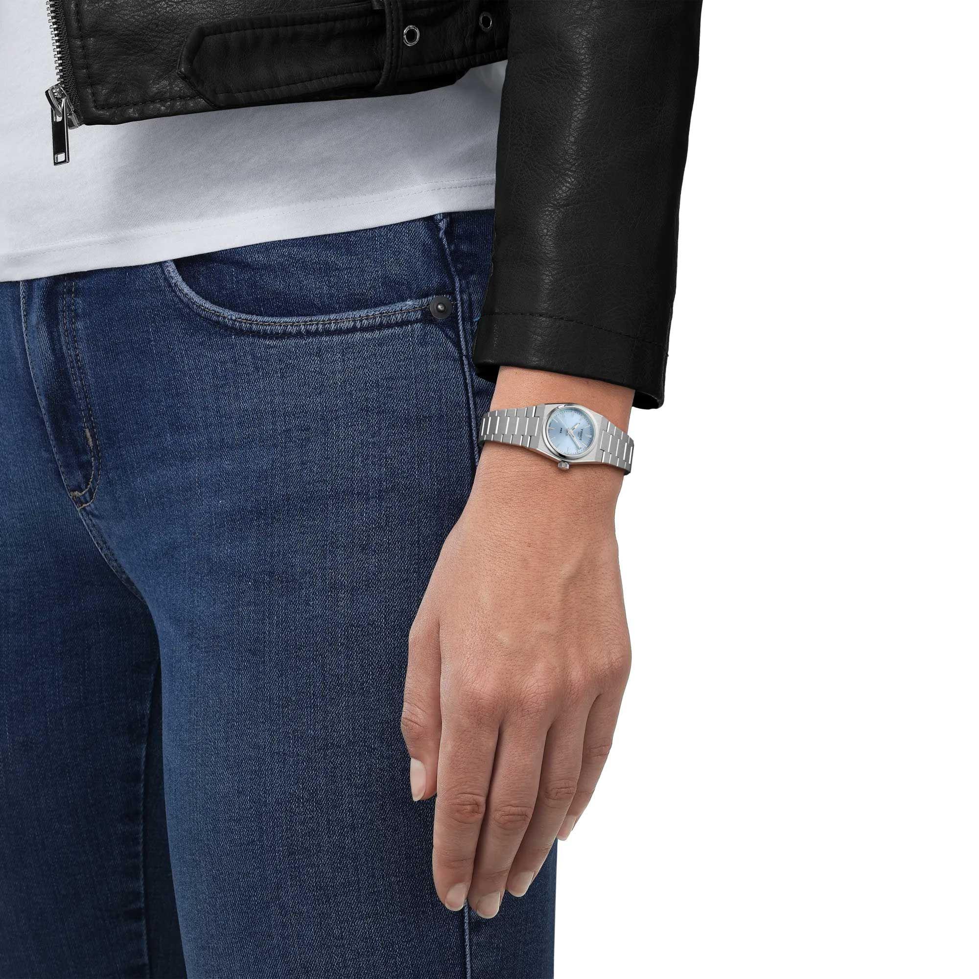 Reloj Tissot PRX 25MM Acero Celeste-2
