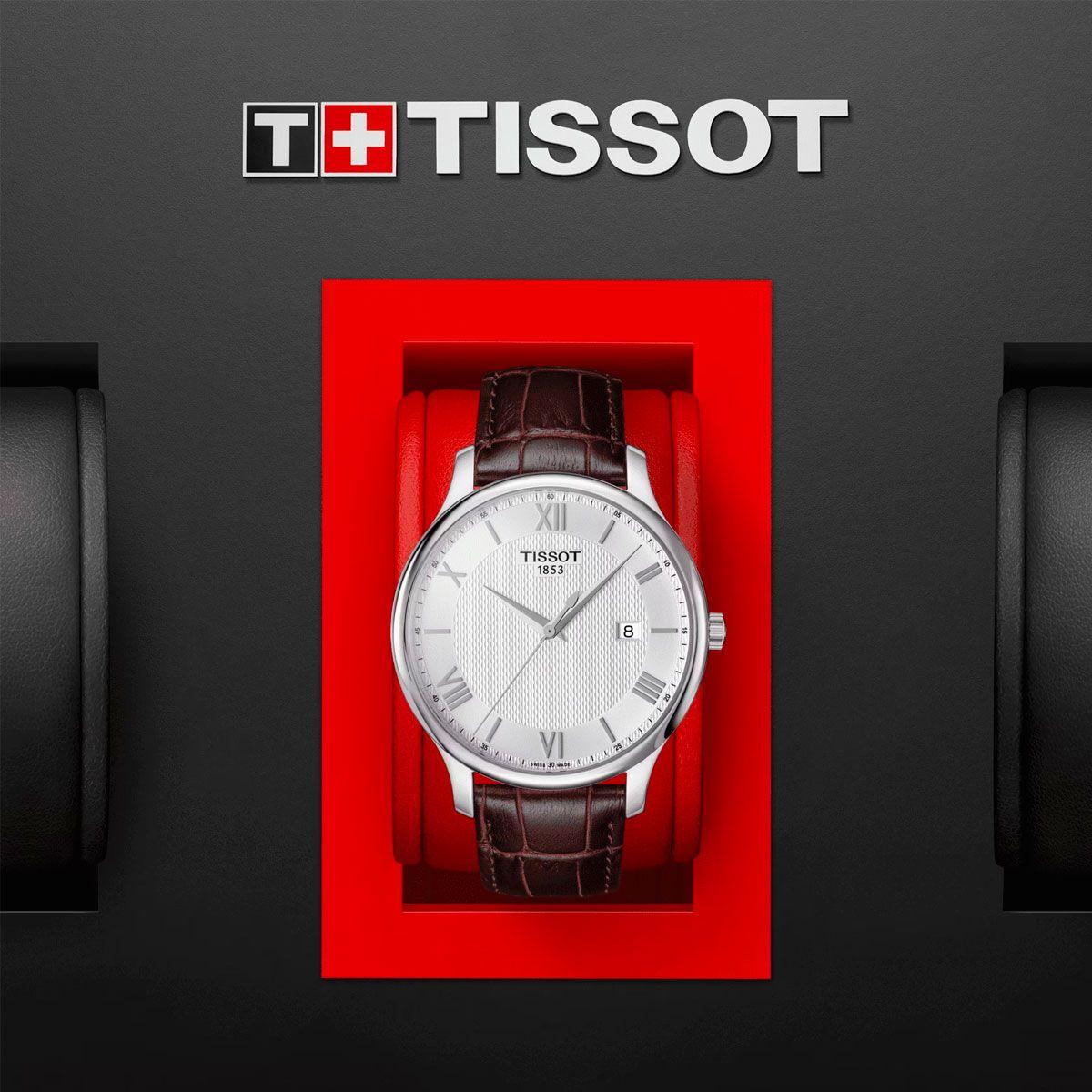 Reloj Tissot Tradition Marrón-2