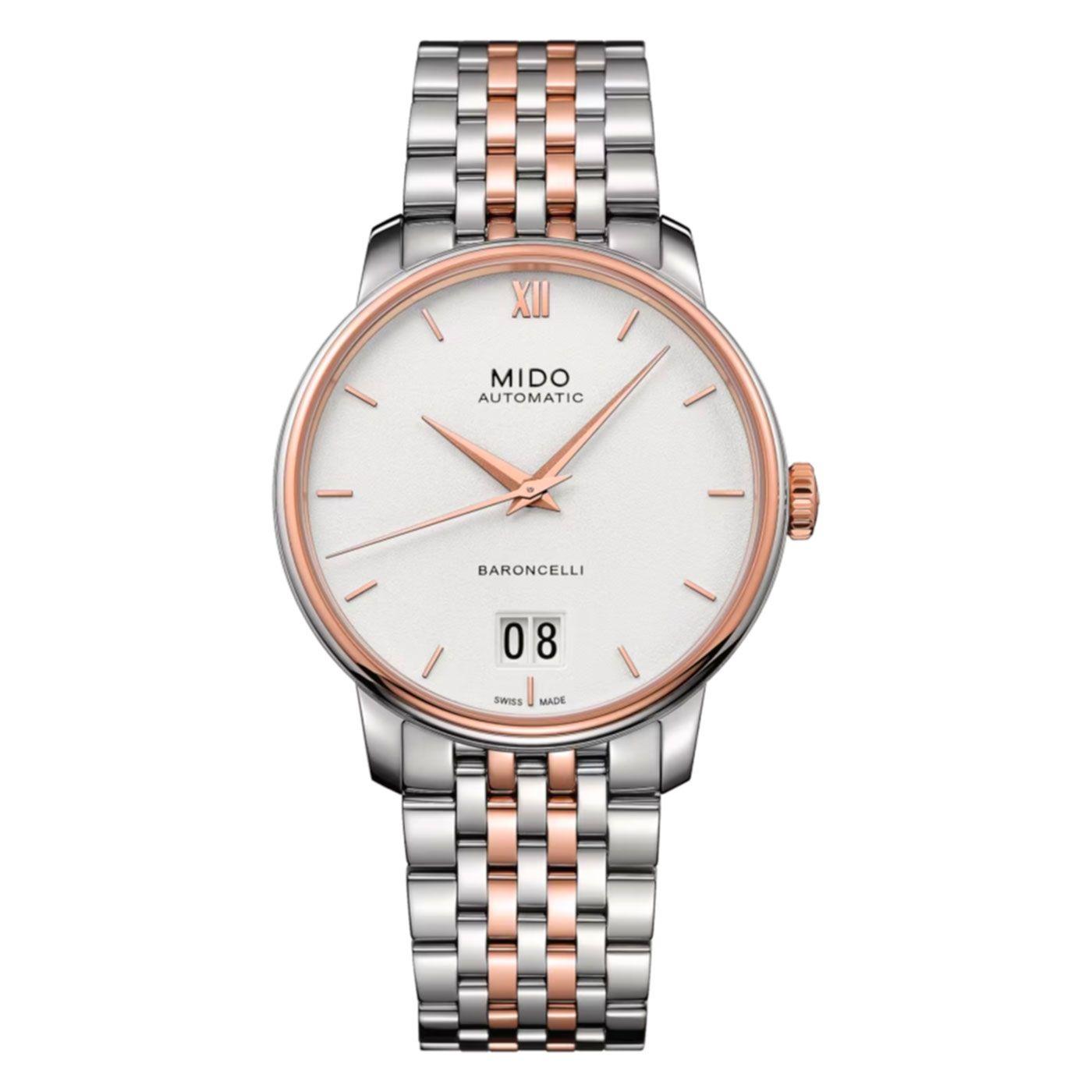 Reloj Mido Baroncelli Big Date Bicolor-0