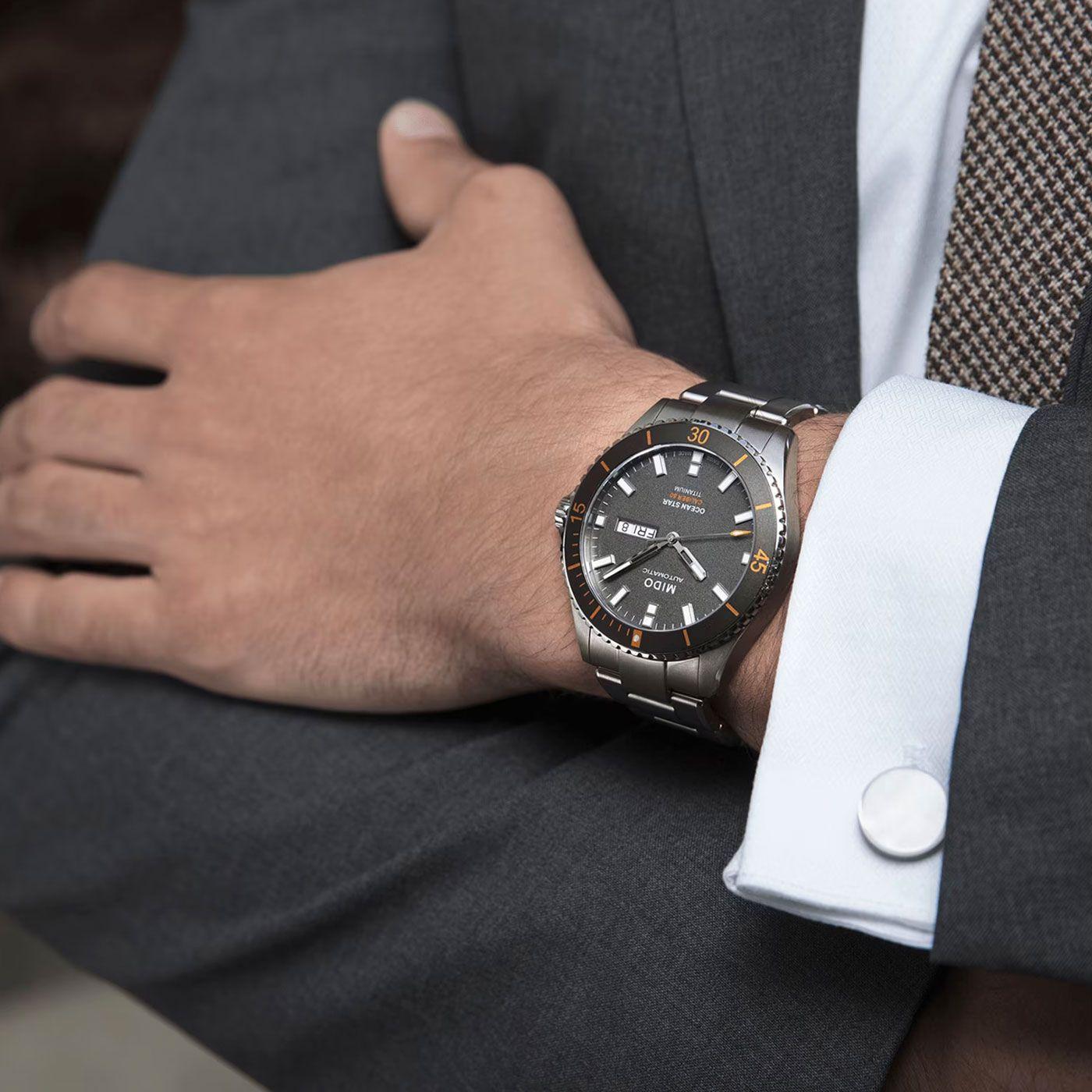 Reloj Mido Ocean Star 200 Gris-3