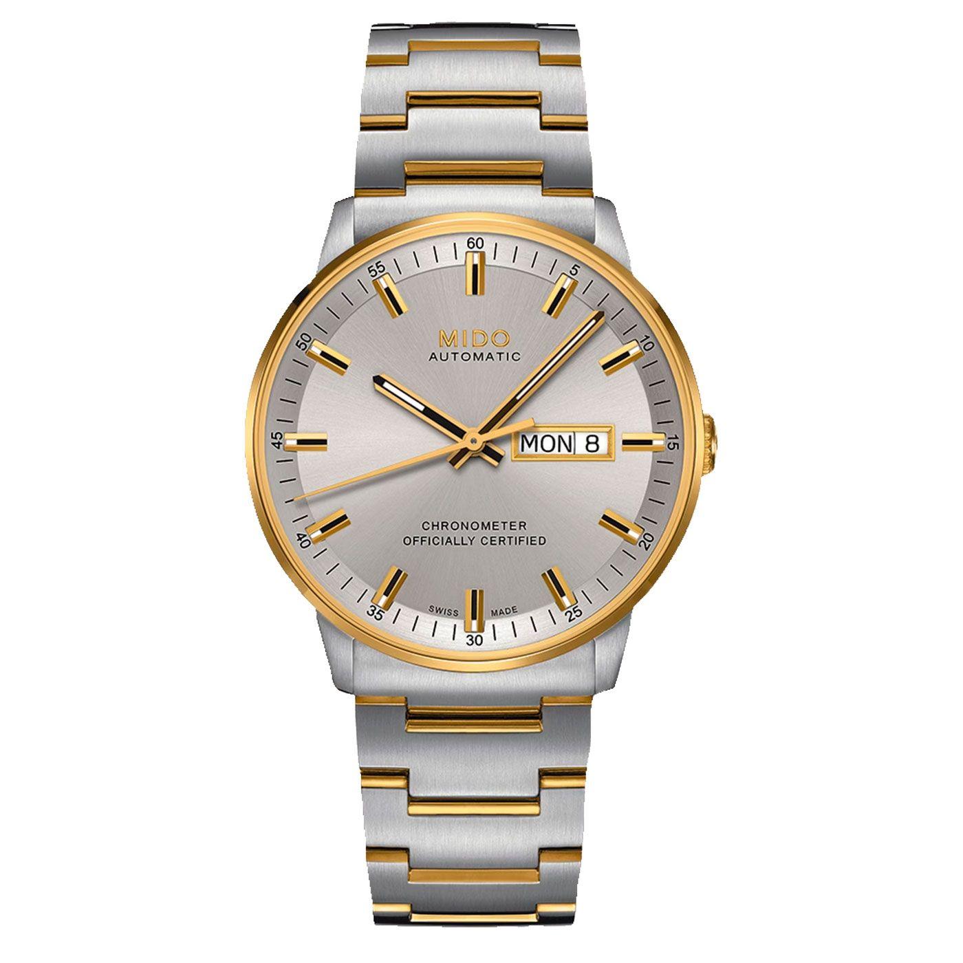 Reloj Mido Commander Chronometer Bicolor-0