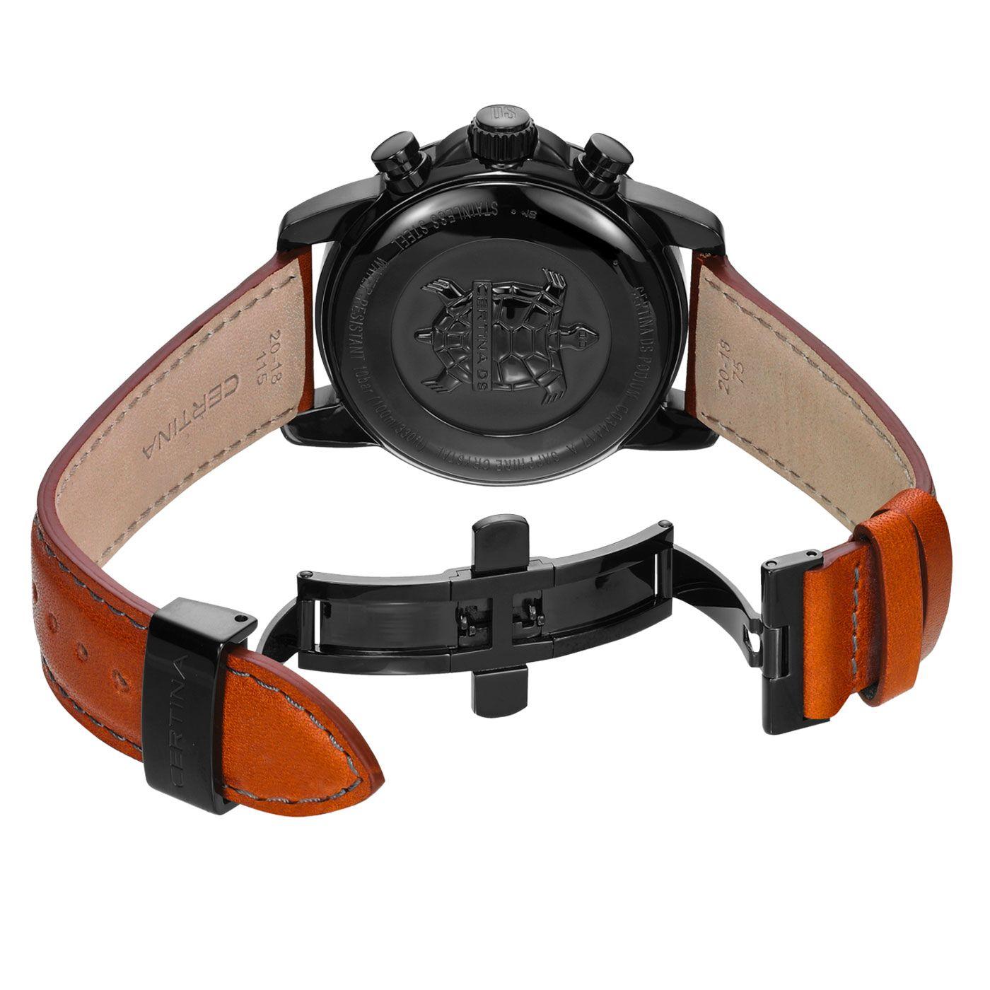 Reloj Certina DS Podium Cuero Café-2