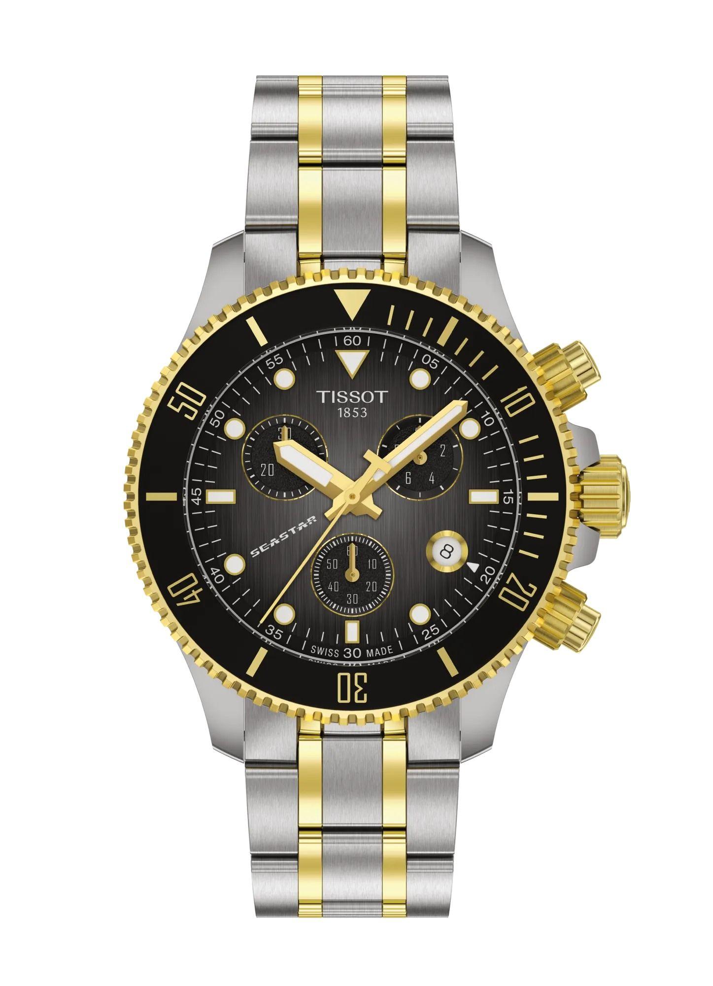 Reloj Tissot Seastar 1000 Chronograph Bicolor-0