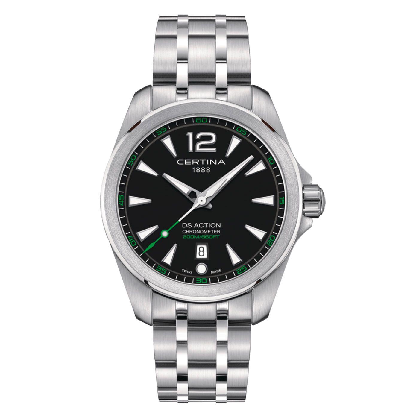 Reloj Certina DS Action Acero Negro-0
