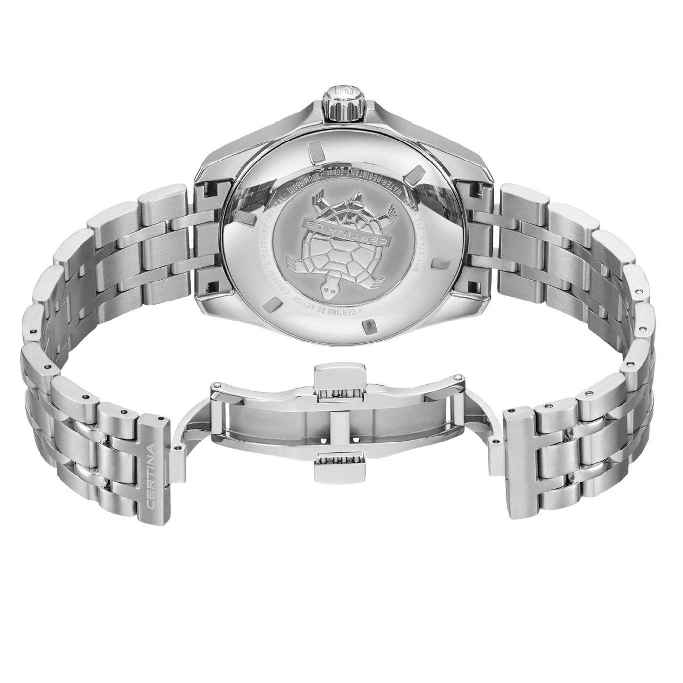Reloj Certina DS Action Acero Negro-2
